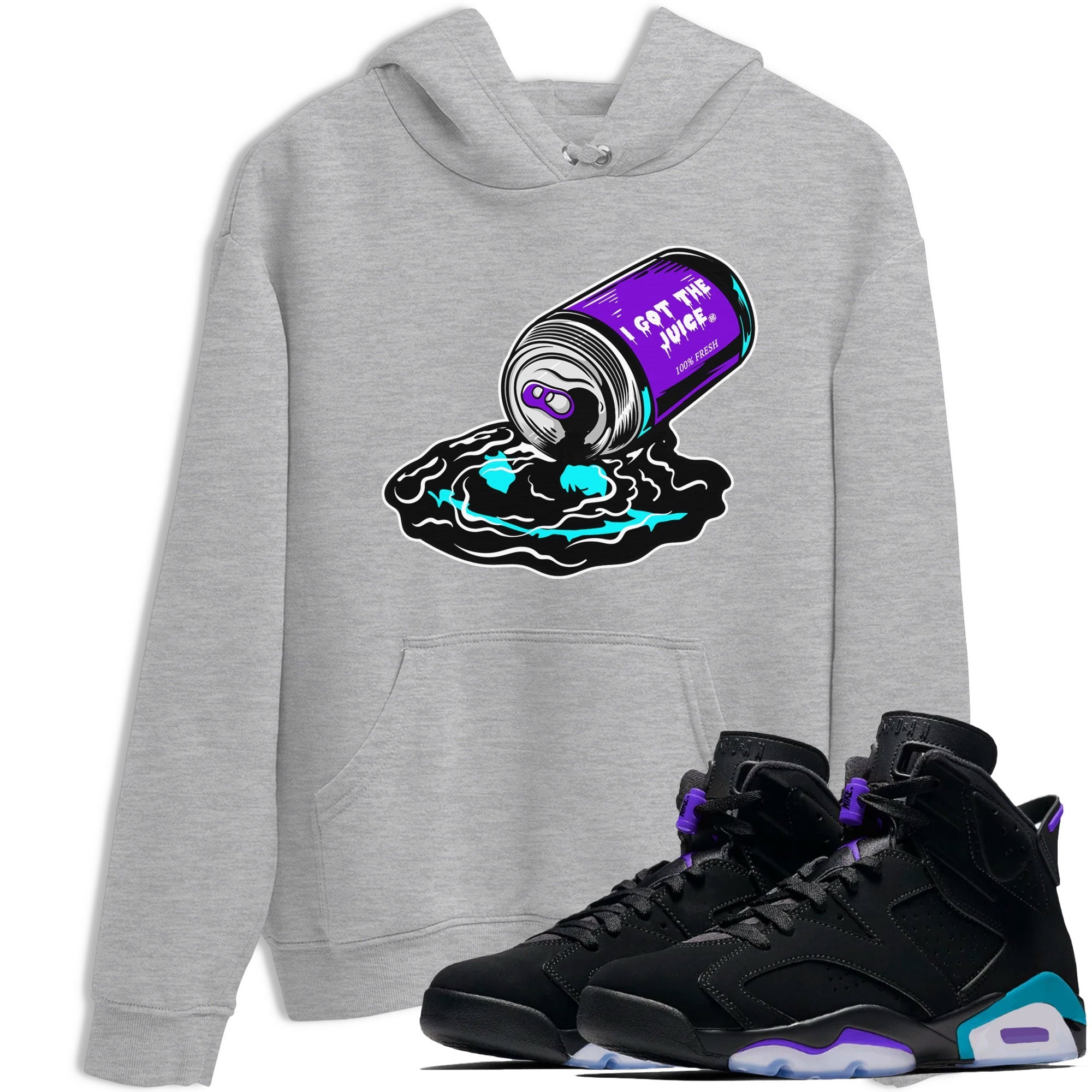 I Got The Juice snkmatch Tee - Air Jordan 6 Aqua