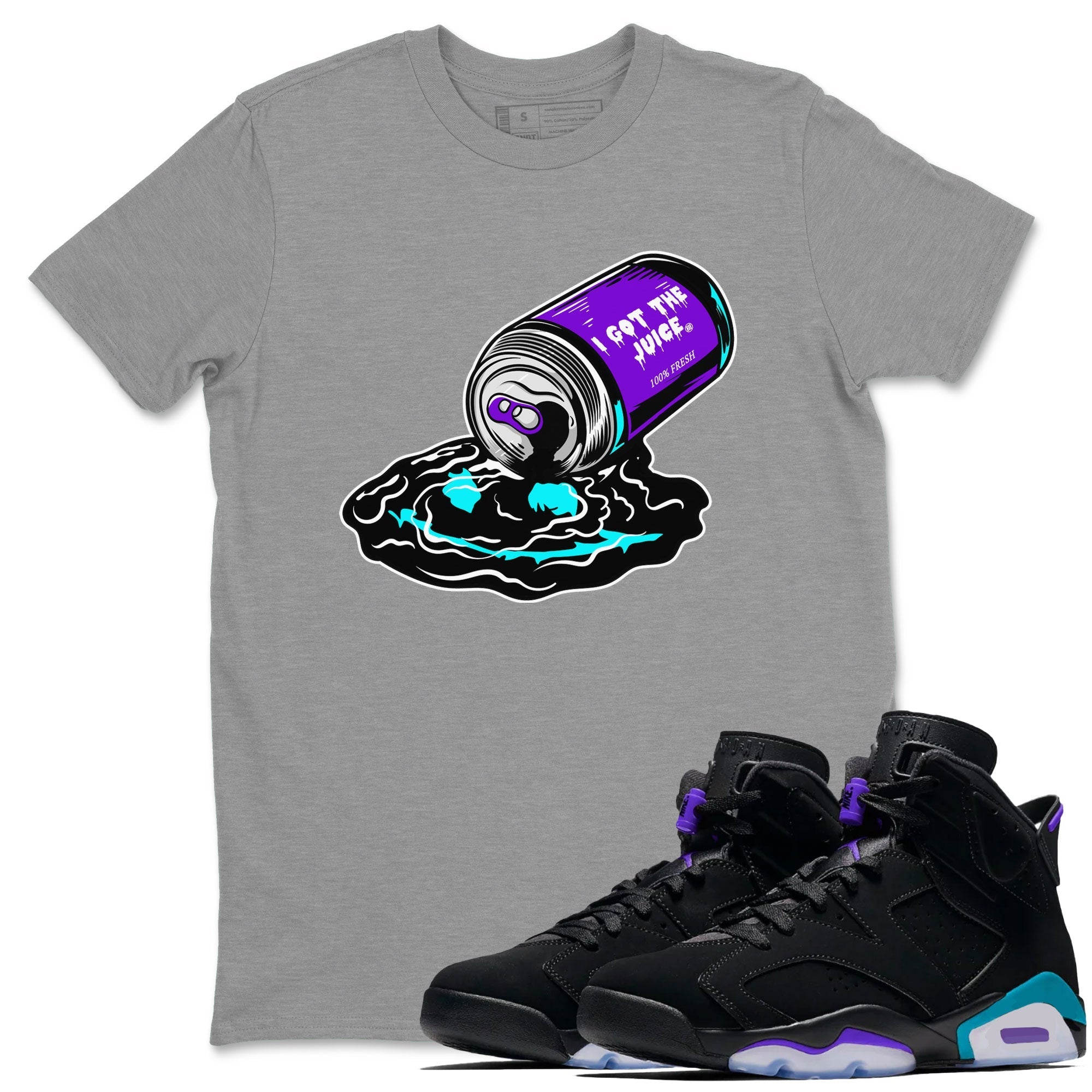I Got The Juice snkmatch Tee - Air Jordan 6 Aqua