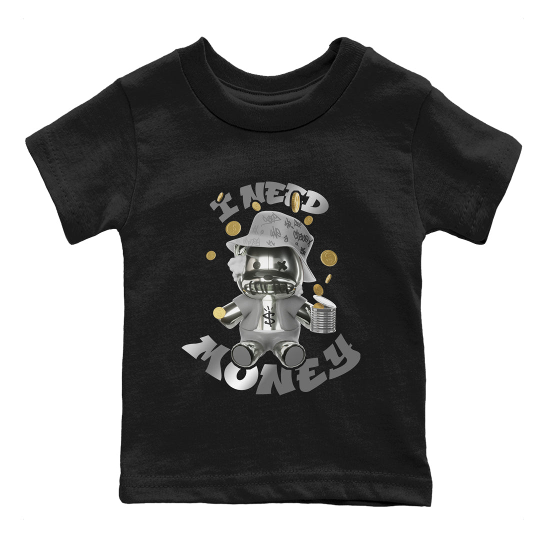 I Need Money snkmatch Tee Kids - Air Jordan 4 Frozen Moments
