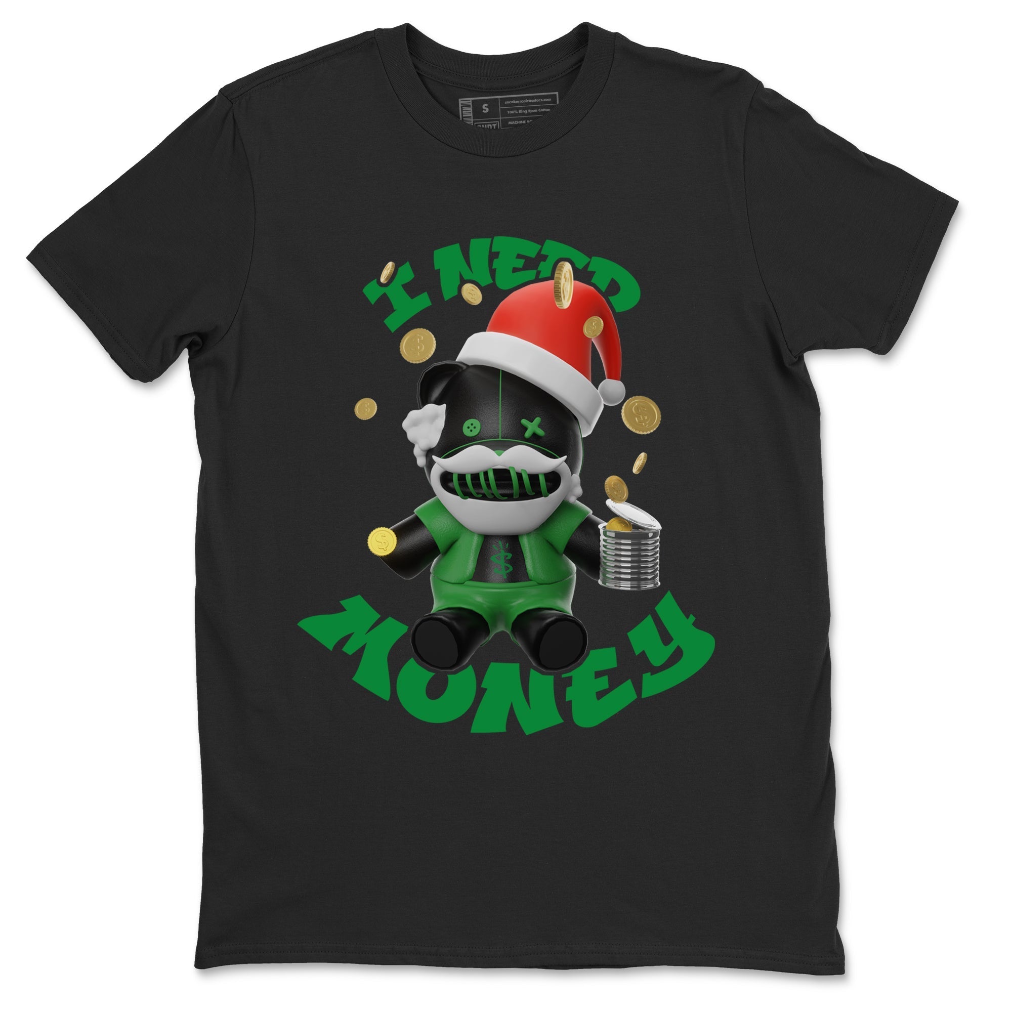 I Need Money Christmas Edition snkmatch Tee - Air Jordan 1 Celtics