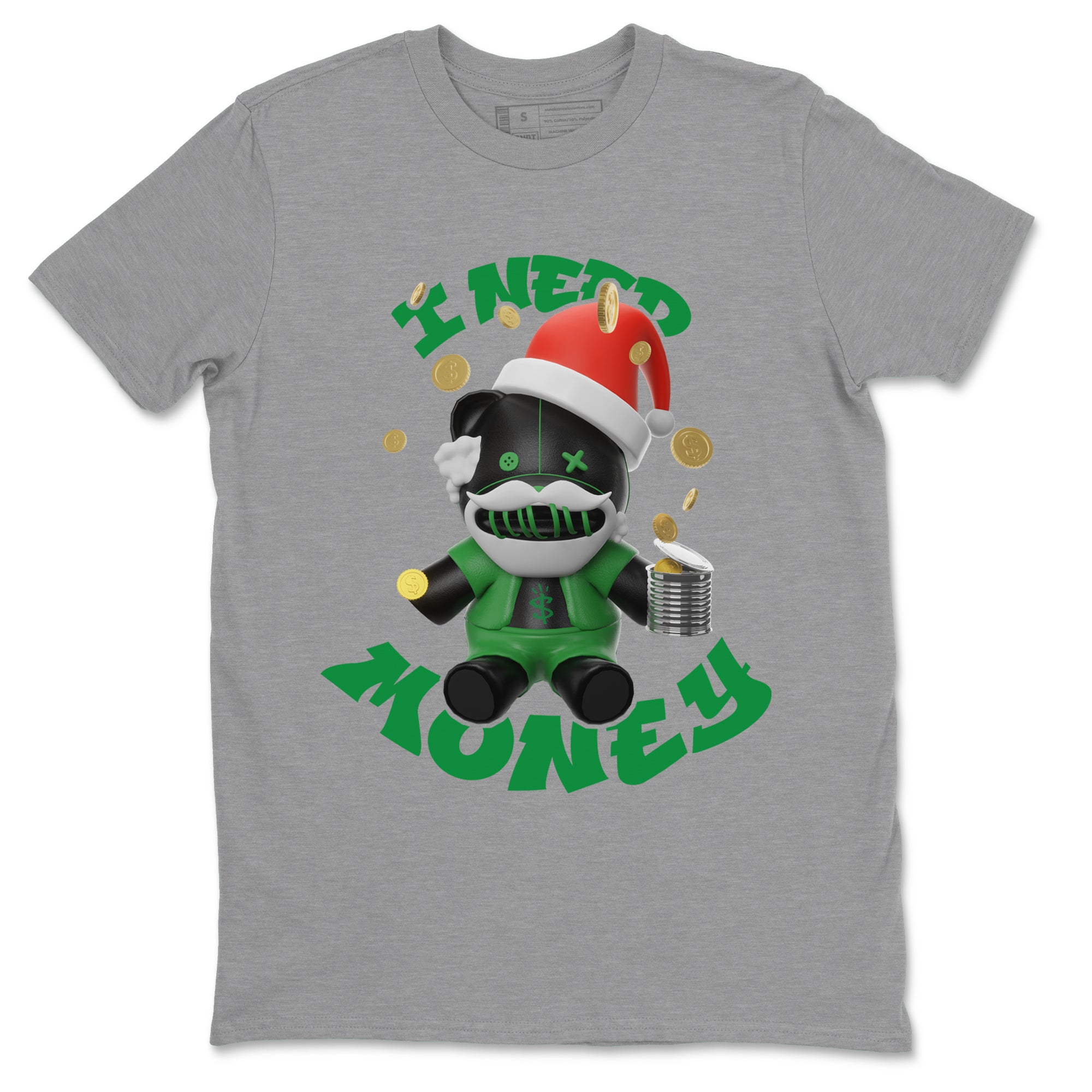 I Need Money Christmas Edition snkmatch Tee - Air Jordan 1 Celtics