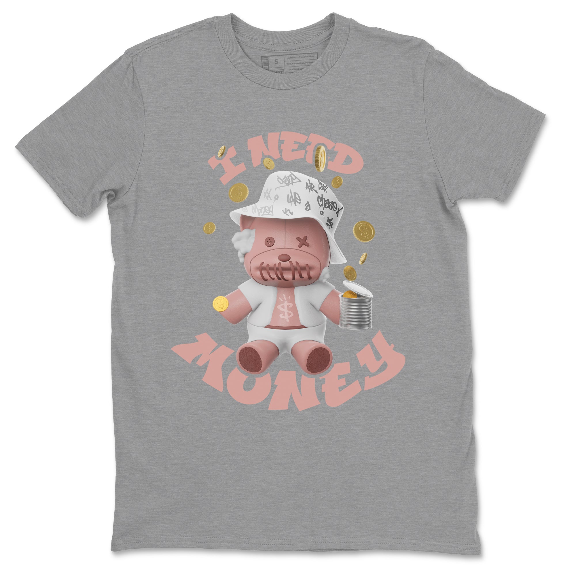 I Need Money snkmatch Tee - Dunk Rose Whisper