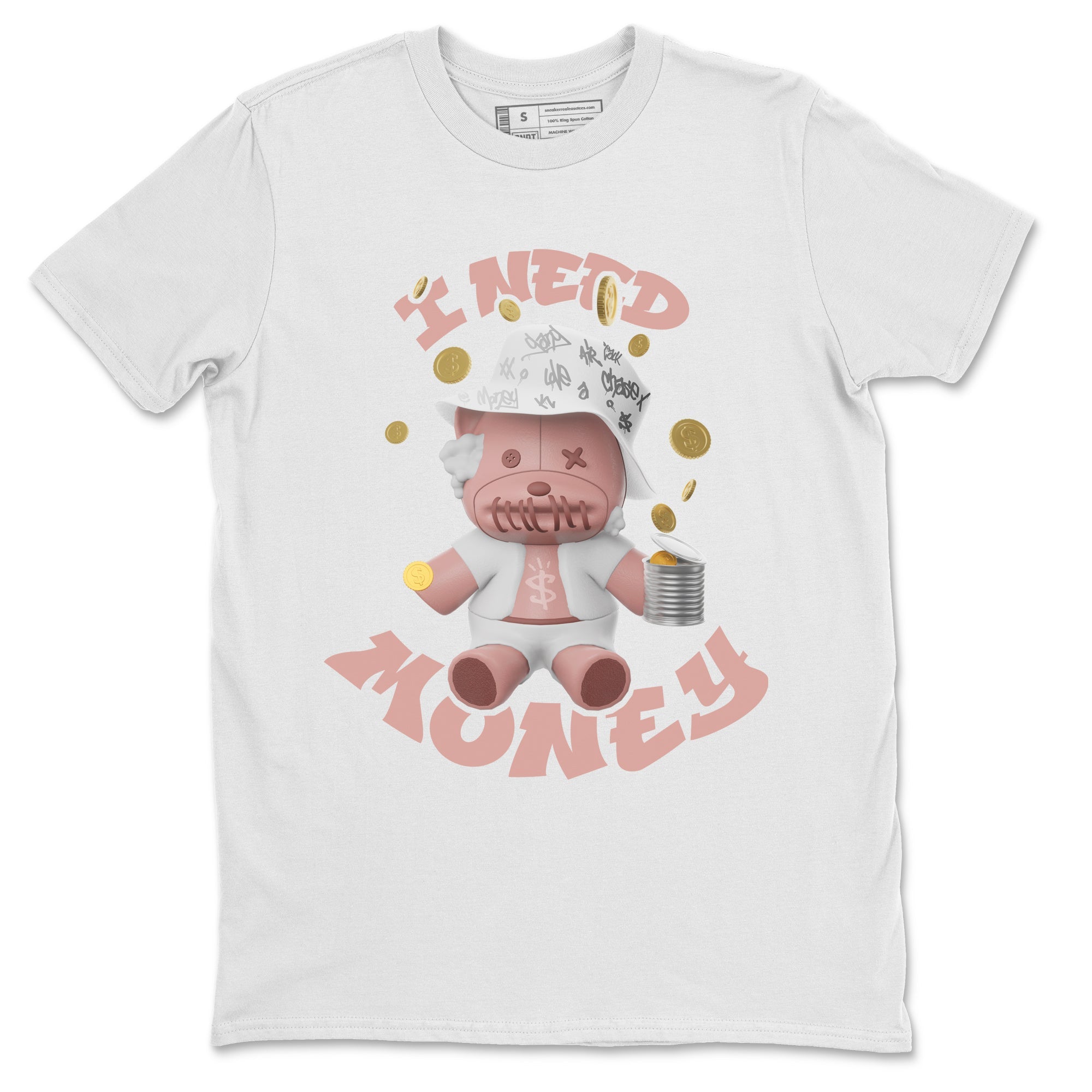 I Need Money snkmatch Tee - Dunk Rose Whisper