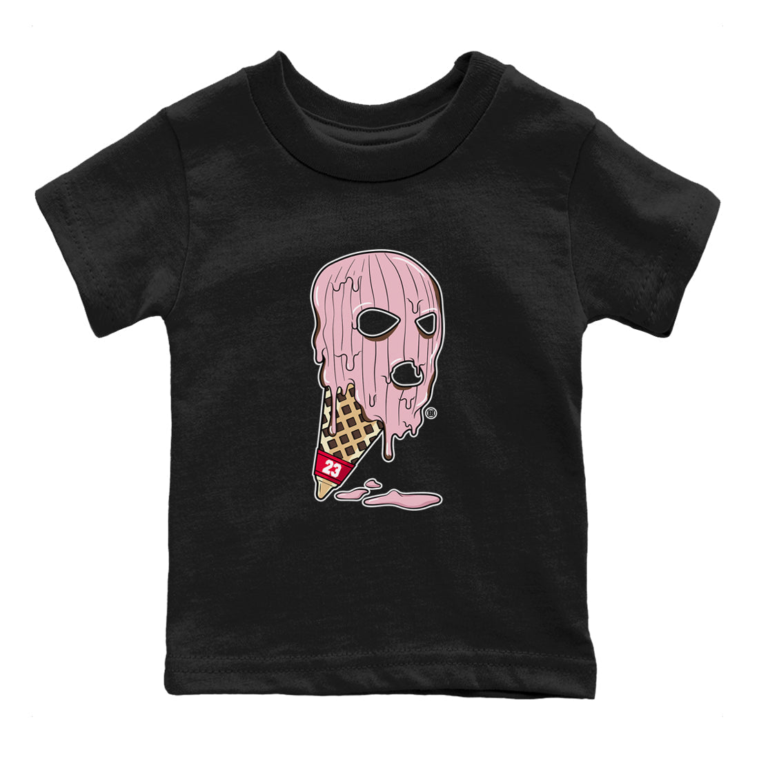 Ice Cream Mask snkmatch Tees Kids - Dunk Cacao Wow And Pink Foam