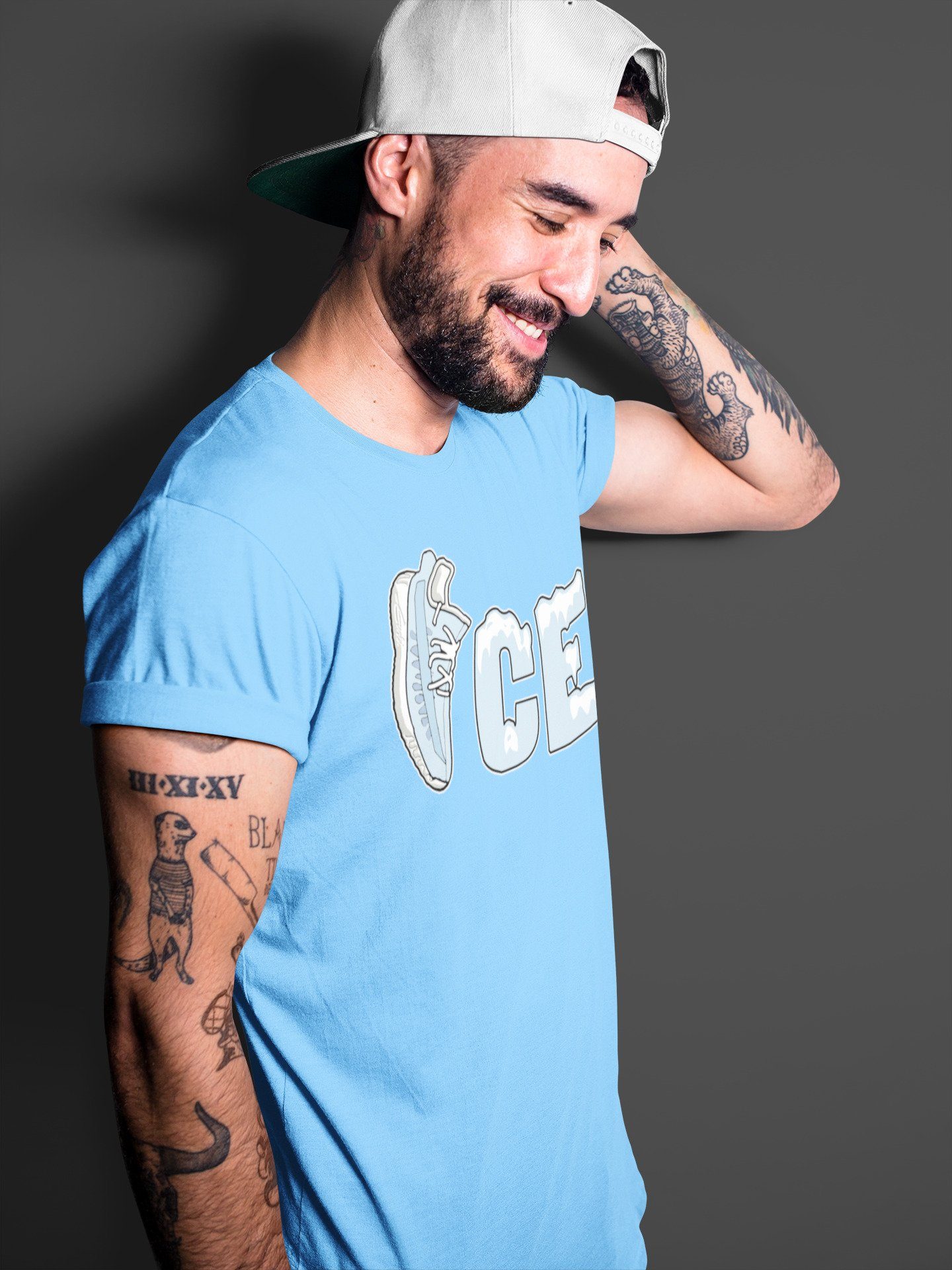 Ice Unisex Tops - Yeezy 350 Mono Ice