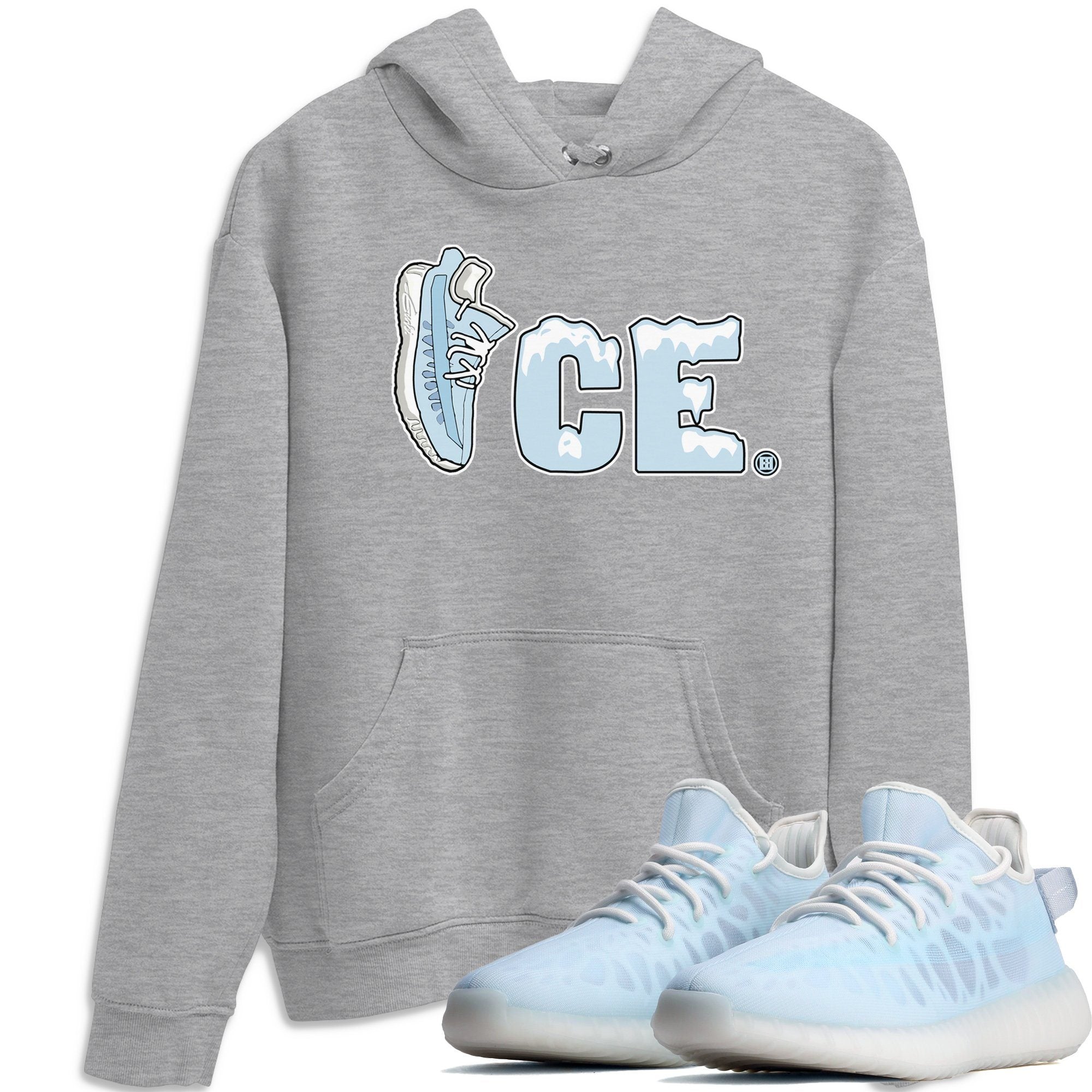 Ice Unisex Tops - Yeezy 350 Mono Ice