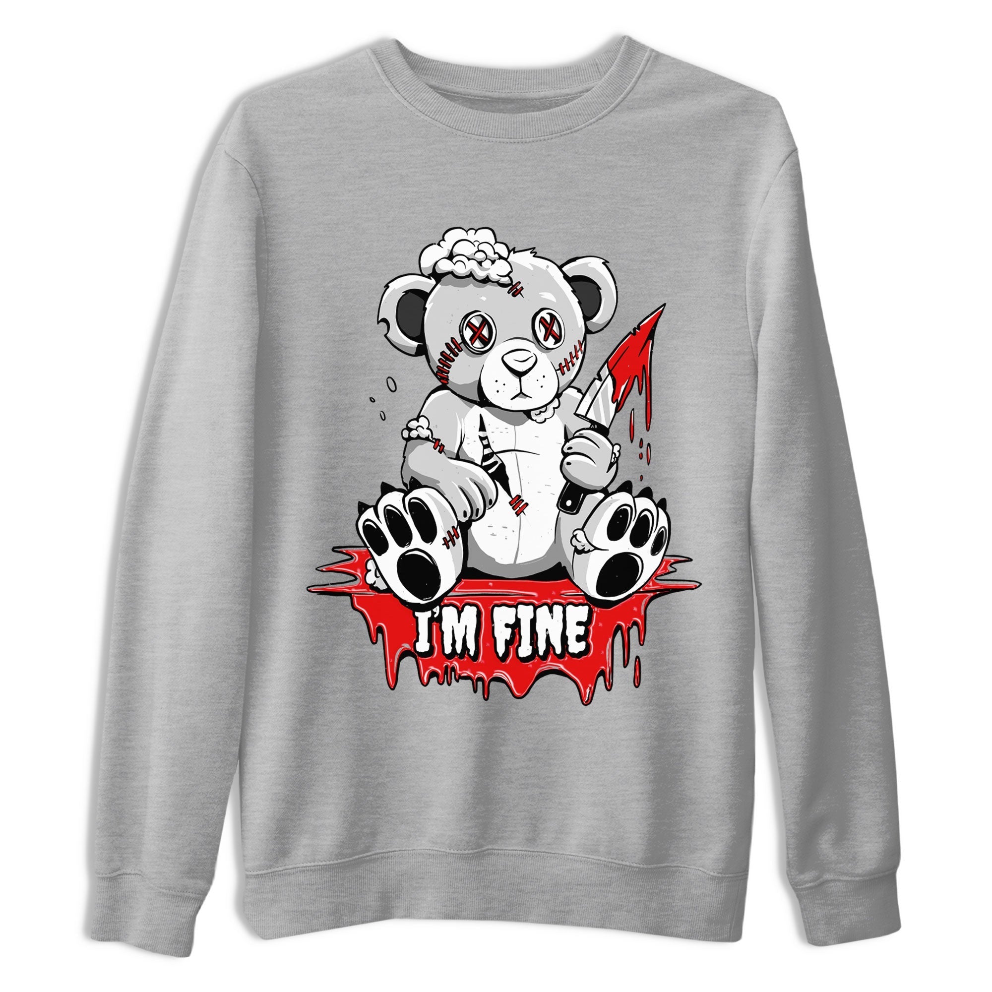 I'm Fine snkmatch Tee - Air Jordan 1 University Red