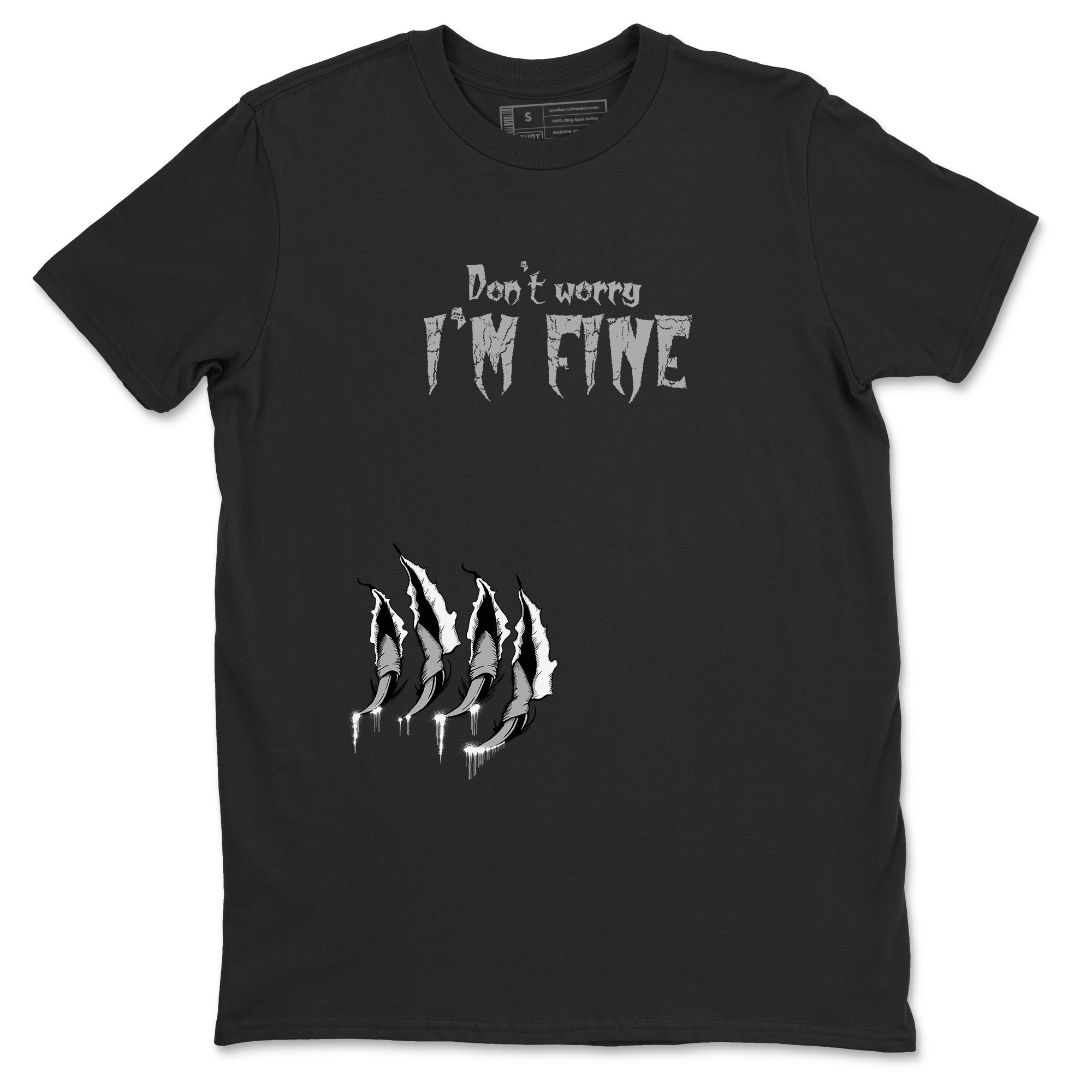 I'm Fine snkmatch Tees - Air Jordan 12 Black Wolf Grey