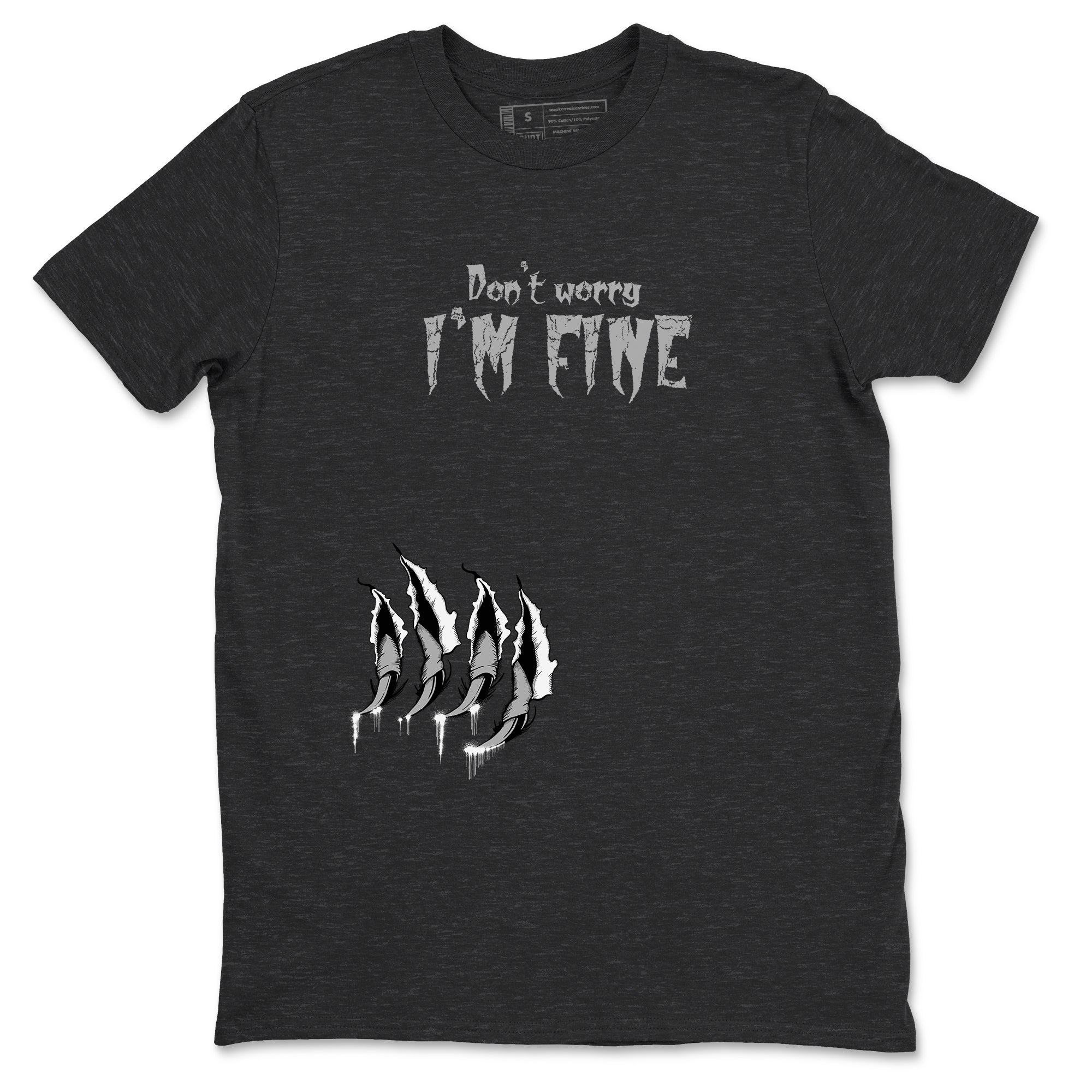 I'm Fine snkmatch Tees - Air Jordan 12 Black Wolf Grey