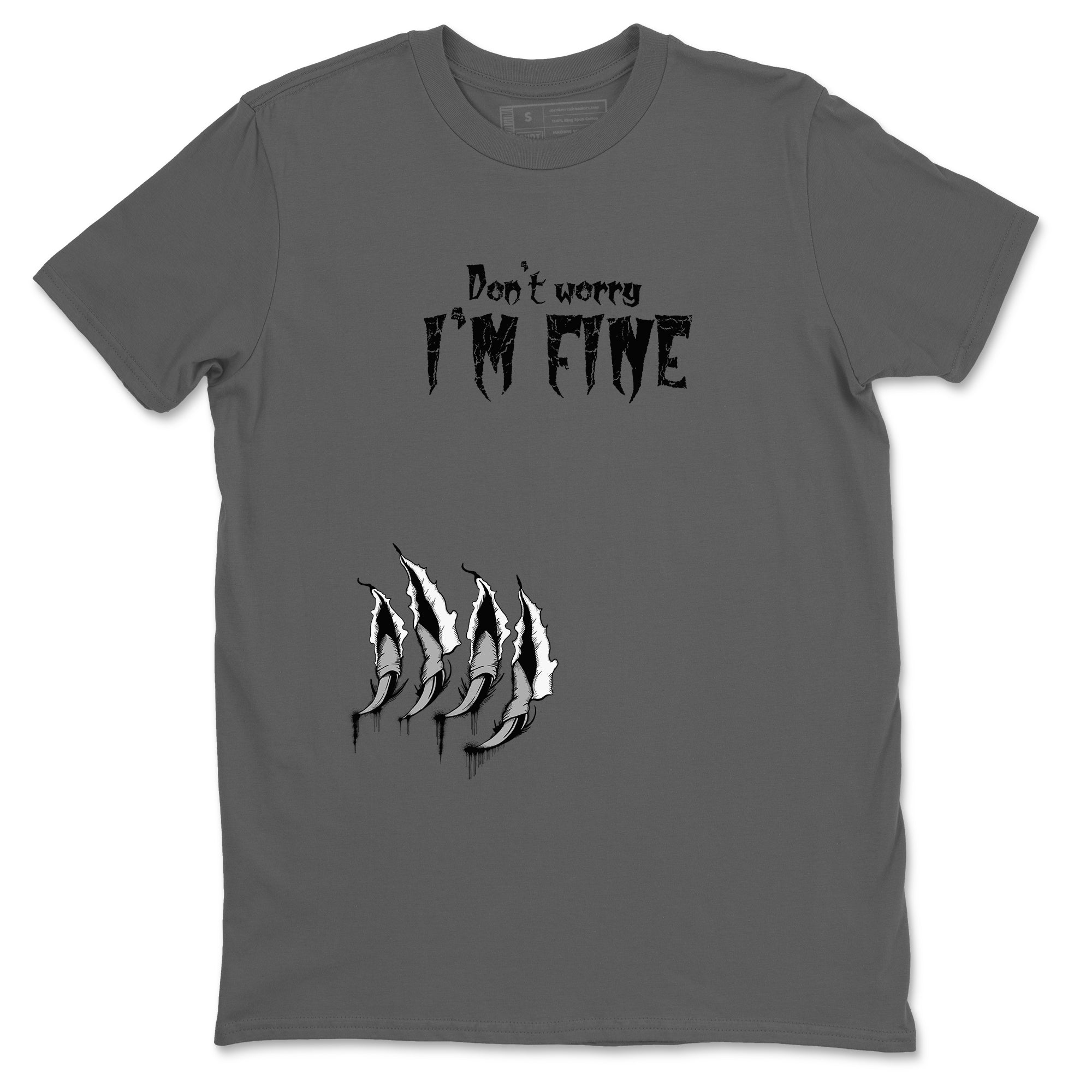 I'm Fine snkmatch Tees - Air Jordan 12 Black Wolf Grey
