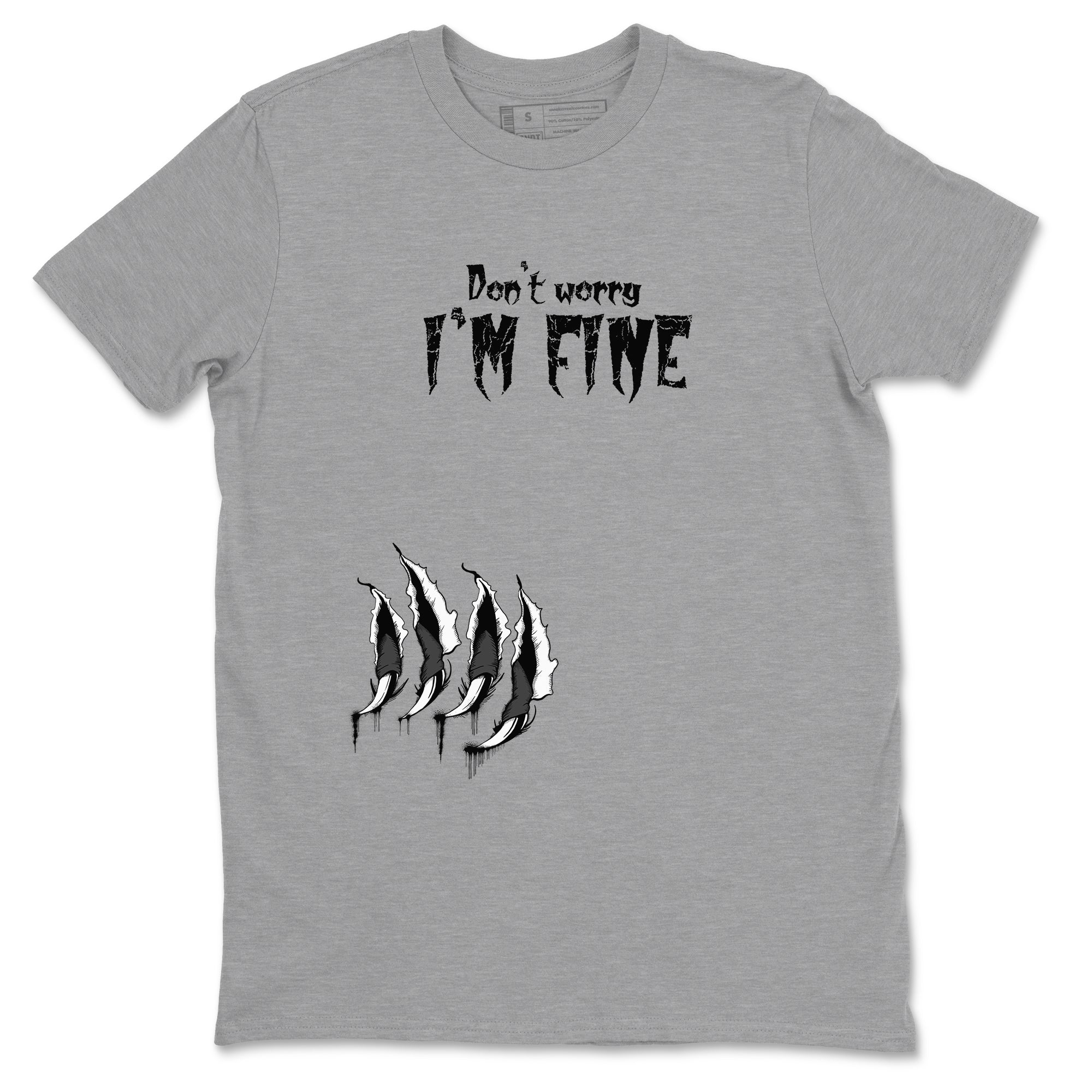 I'm Fine snkmatch Tees - Air Jordan 12 Black Wolf Grey