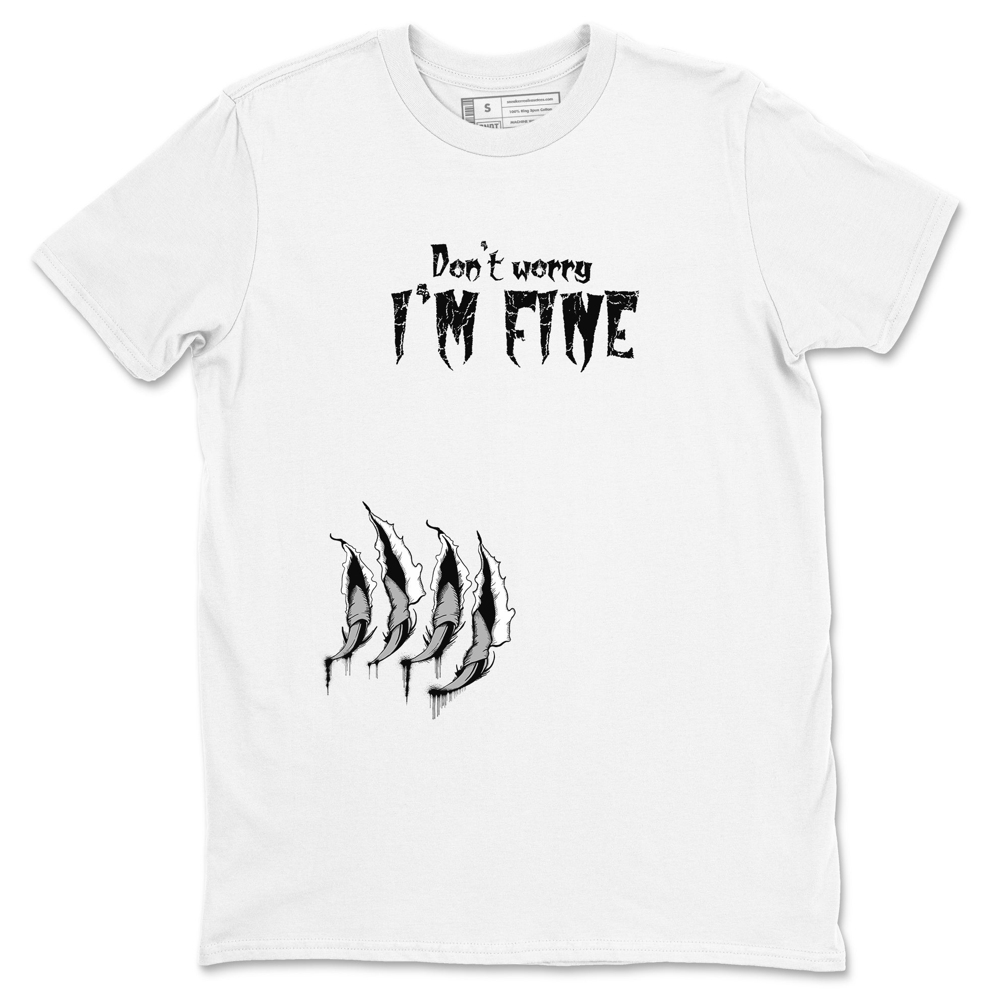 I'm Fine snkmatch Tees - Air Jordan 12 Black Wolf Grey