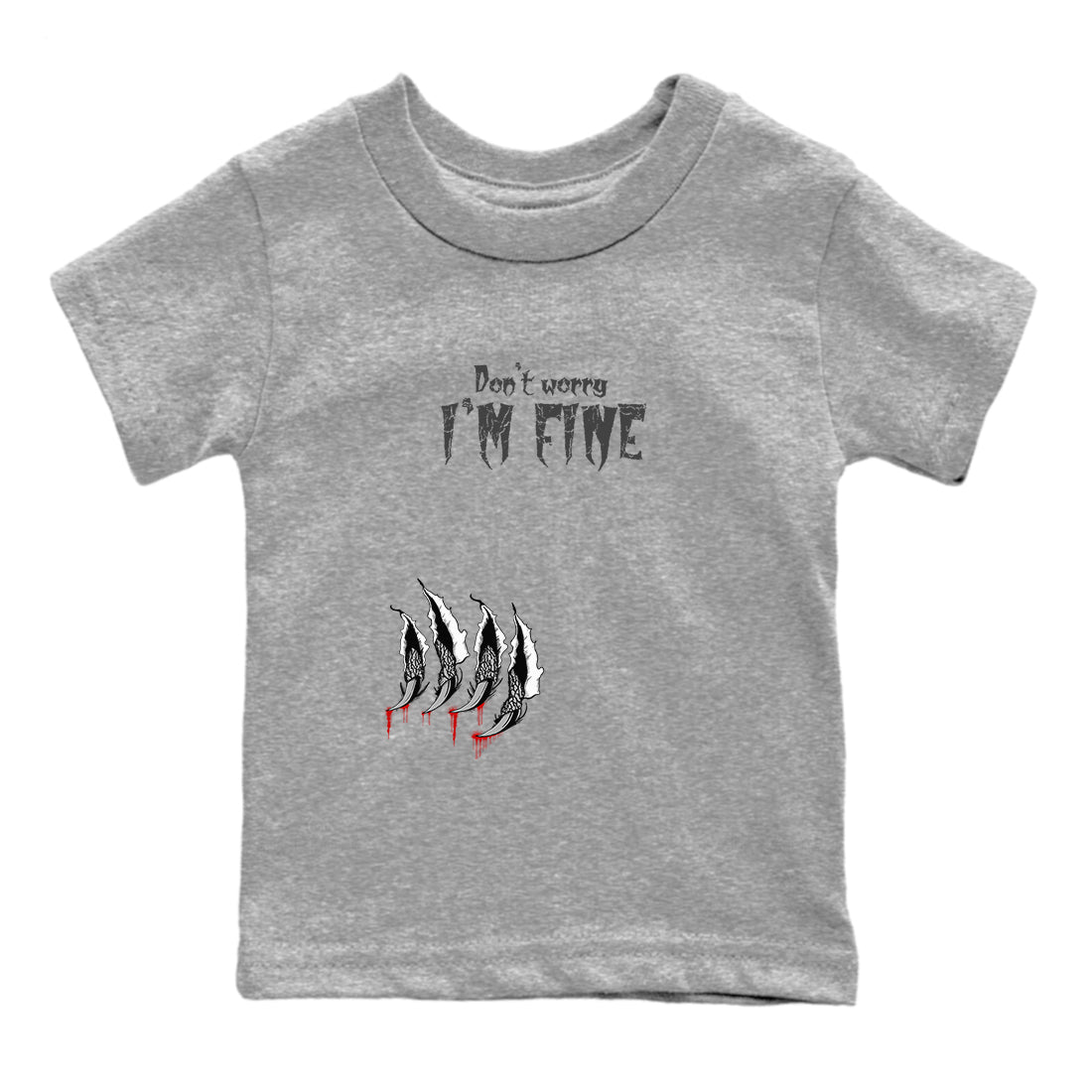 I'm Fine snkmatch Tees Kids - Air Jordan 3 Cement Grey