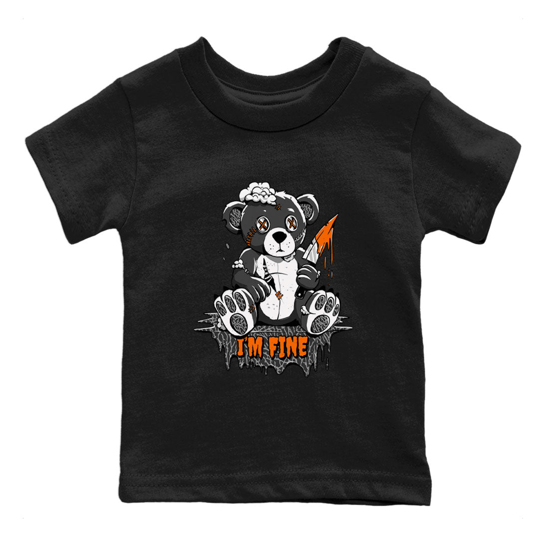 I'm Fine snkmatch Tee Kids - Air Jordan 3 Fear