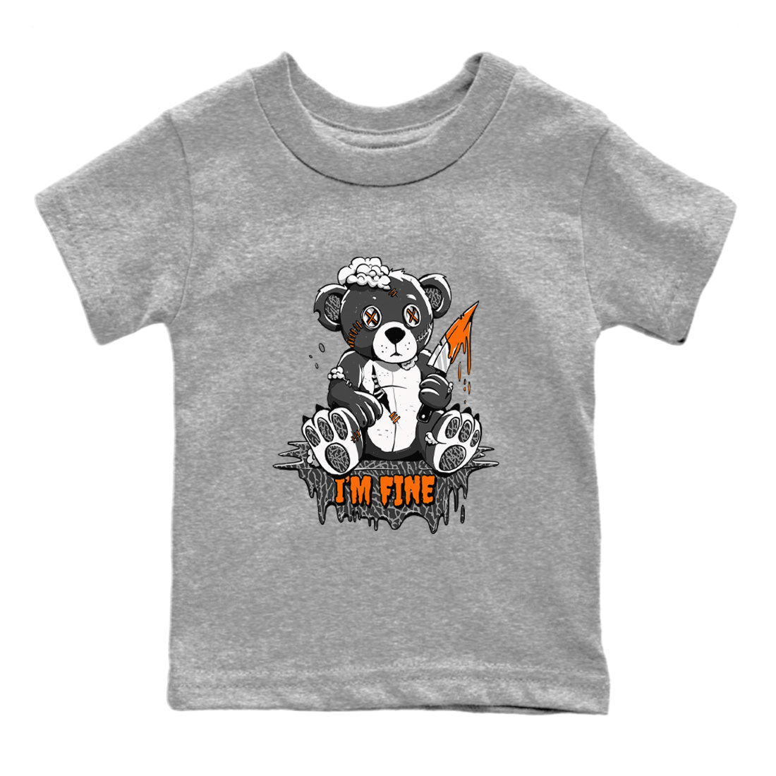 I'm Fine snkmatch Tee Kids - Air Jordan 3 Fear