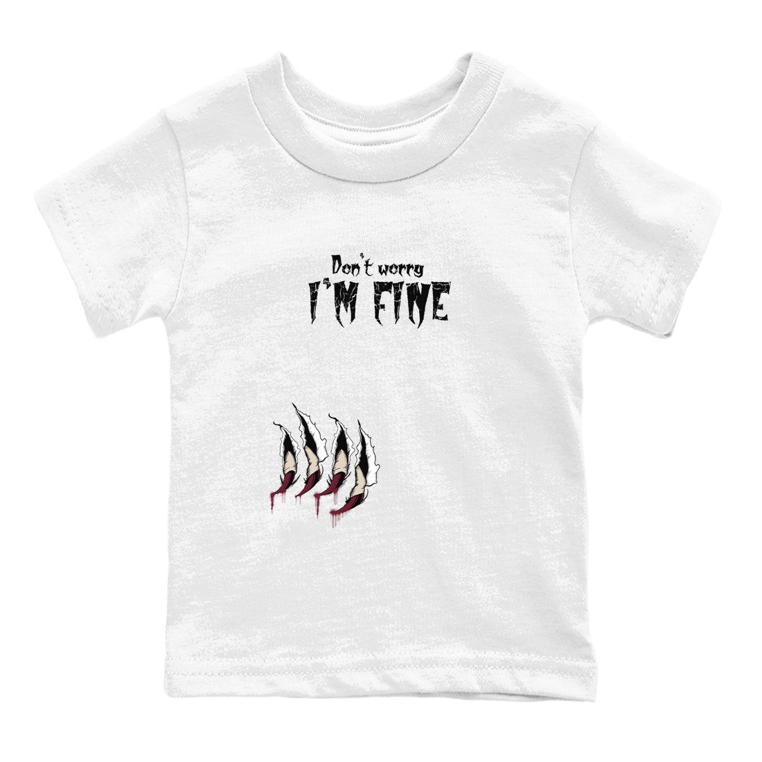 I'm Fine snkmatch Tees Kids - Air Jordan 4 A Ma Maniere x Fossil Stone