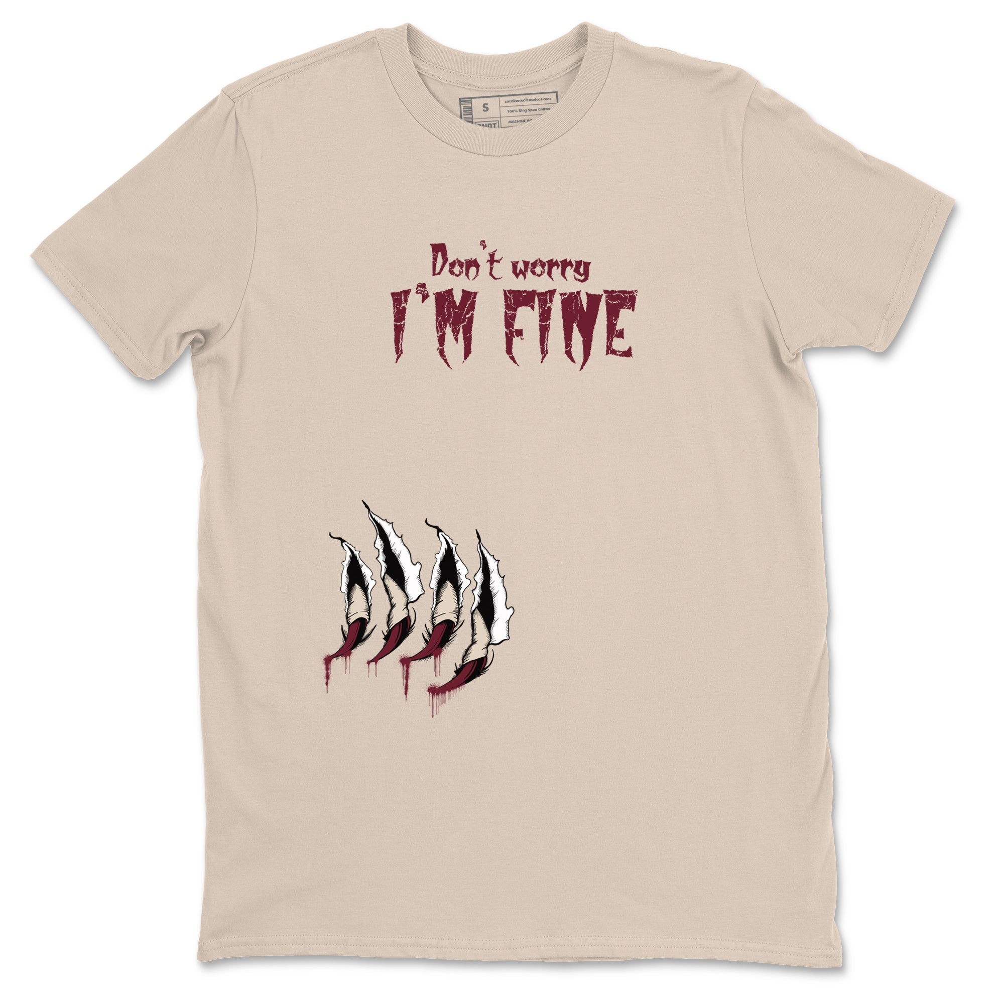 I'm Fine snkmatch Tees - Air Jordan 4 A Ma Maniere x Fossil Stone