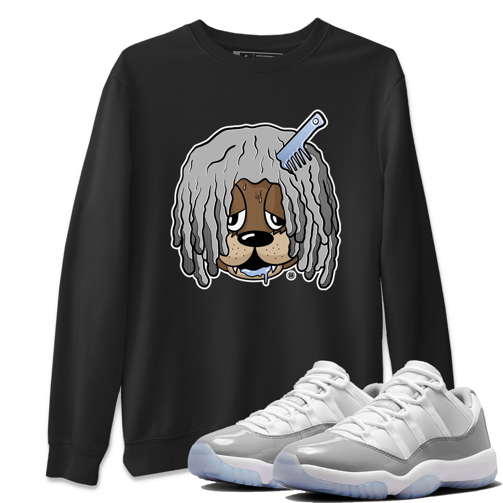 Impatient Bear Unisex Tops - Air Jordan 11 White Cement