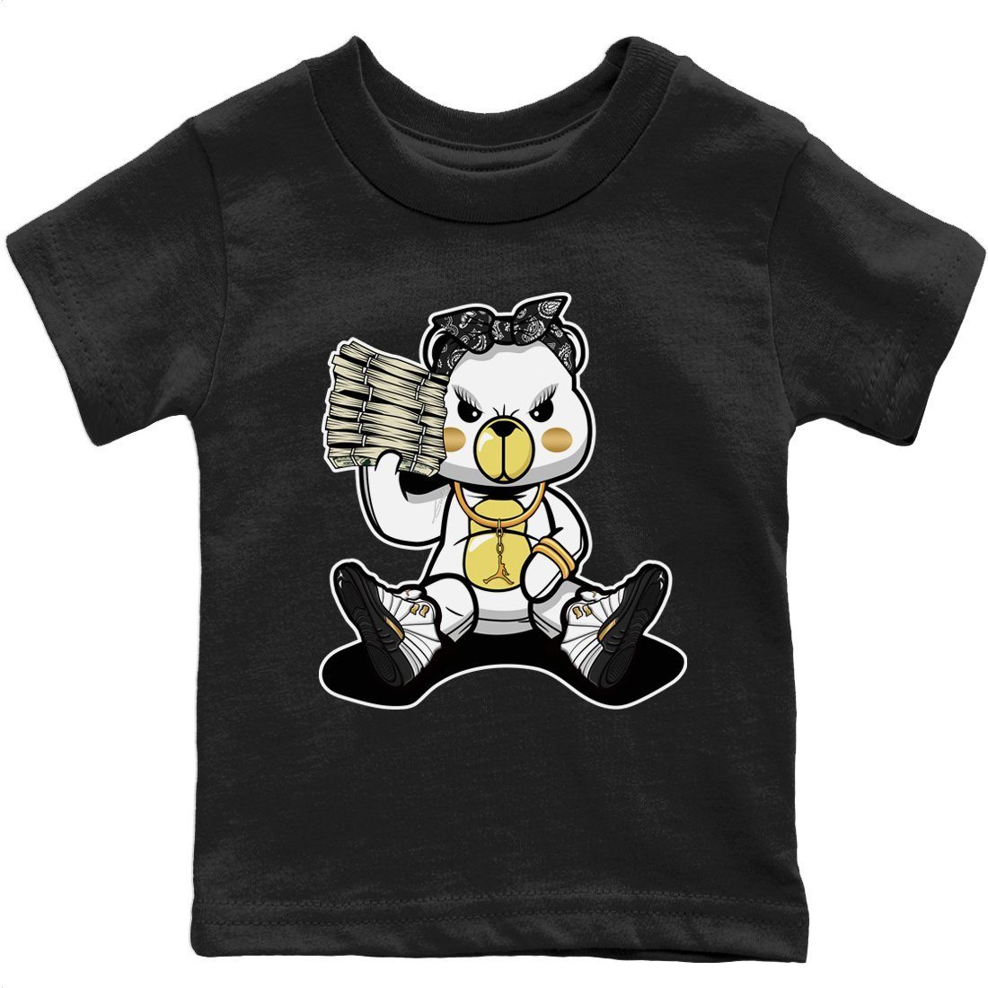 Bad Baby Bear Kids Tops - Air Jordan 12 Royalty