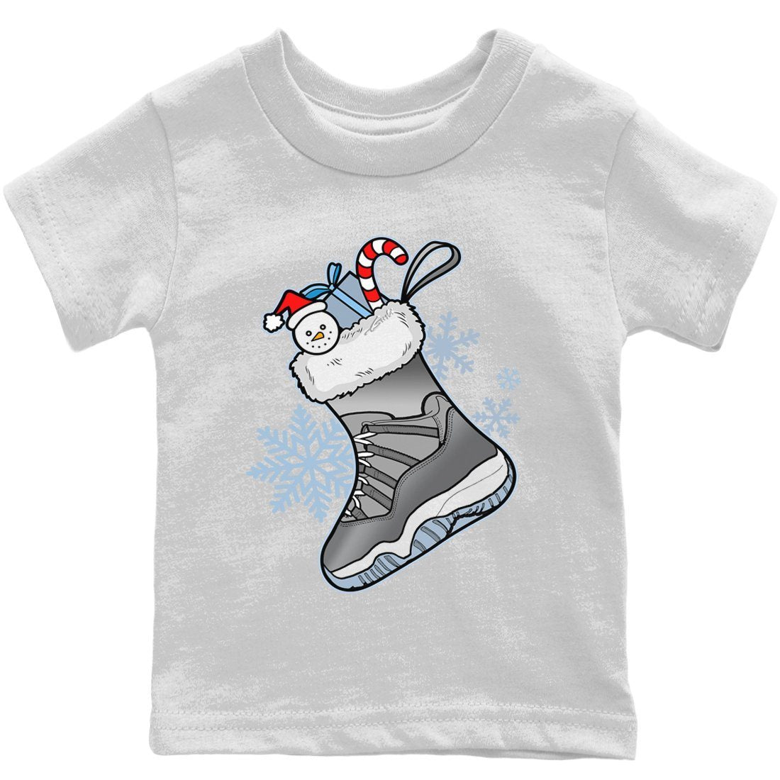 snkmatch Stocking Kids Tops - Air Jordan 11 Cool Grey