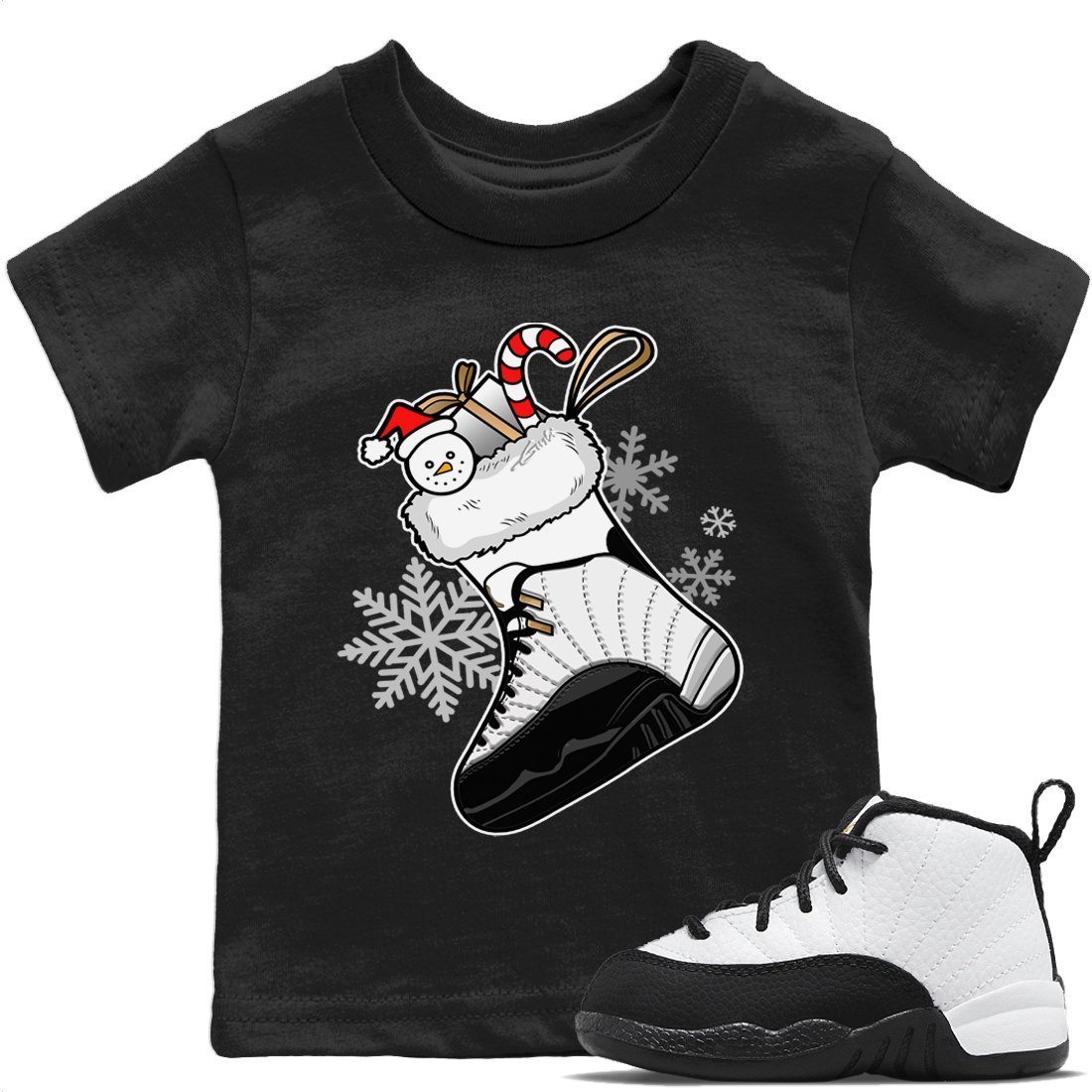snkmatch Stocking Kids Tops - Air Jordan 12 Royalty