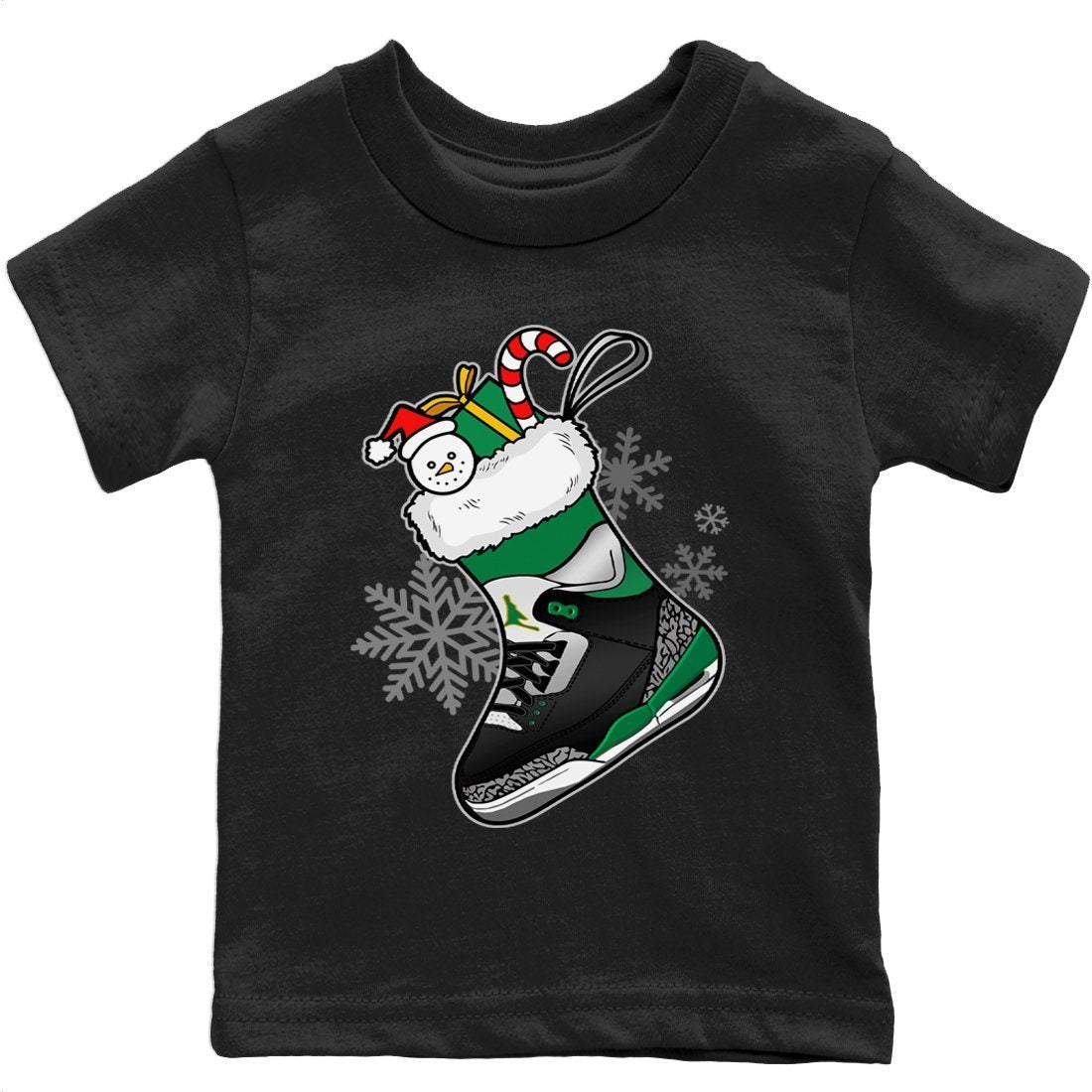 snkmatch Stocking Kids Tops - Air Jordan 3 Pine Green