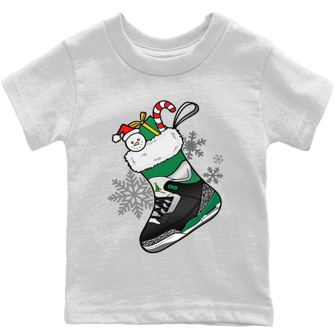 snkmatch Stocking Kids Tops - Air Jordan 3 Pine Green