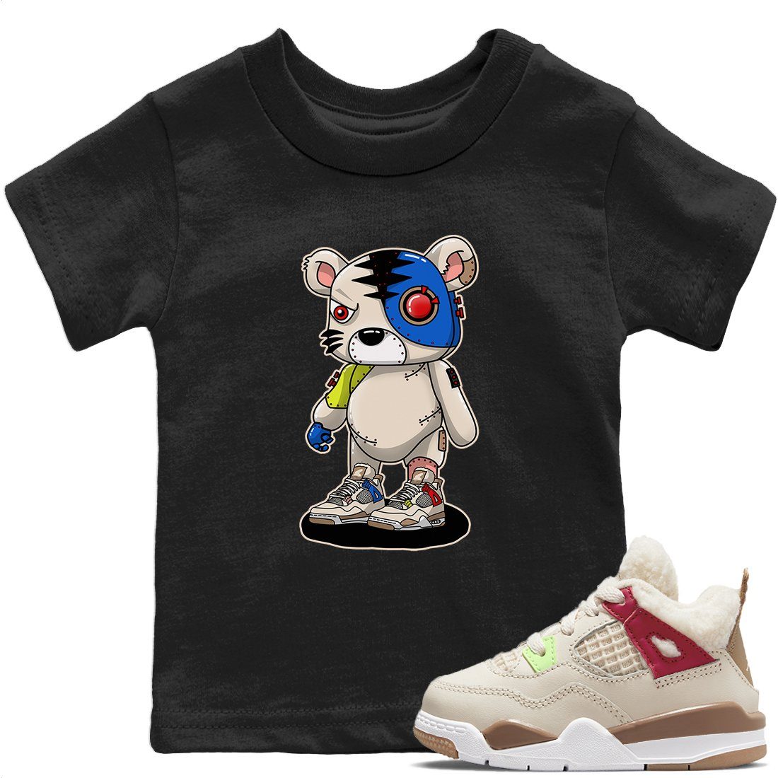 Cyborg Tiger Kids Tops - Air Jordan 4 Wild Things