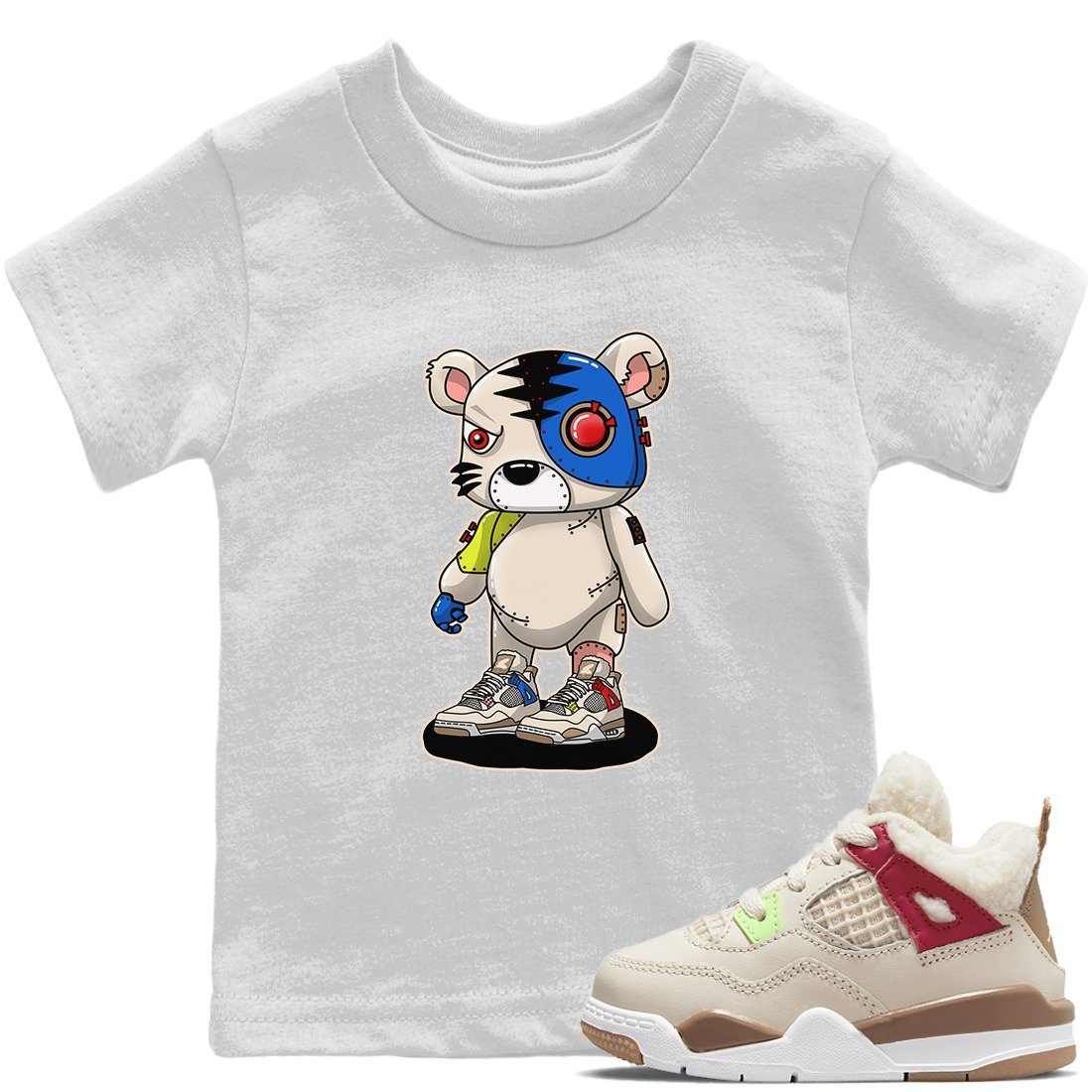 Cyborg Tiger Kids Tops - Air Jordan 4 Wild Things