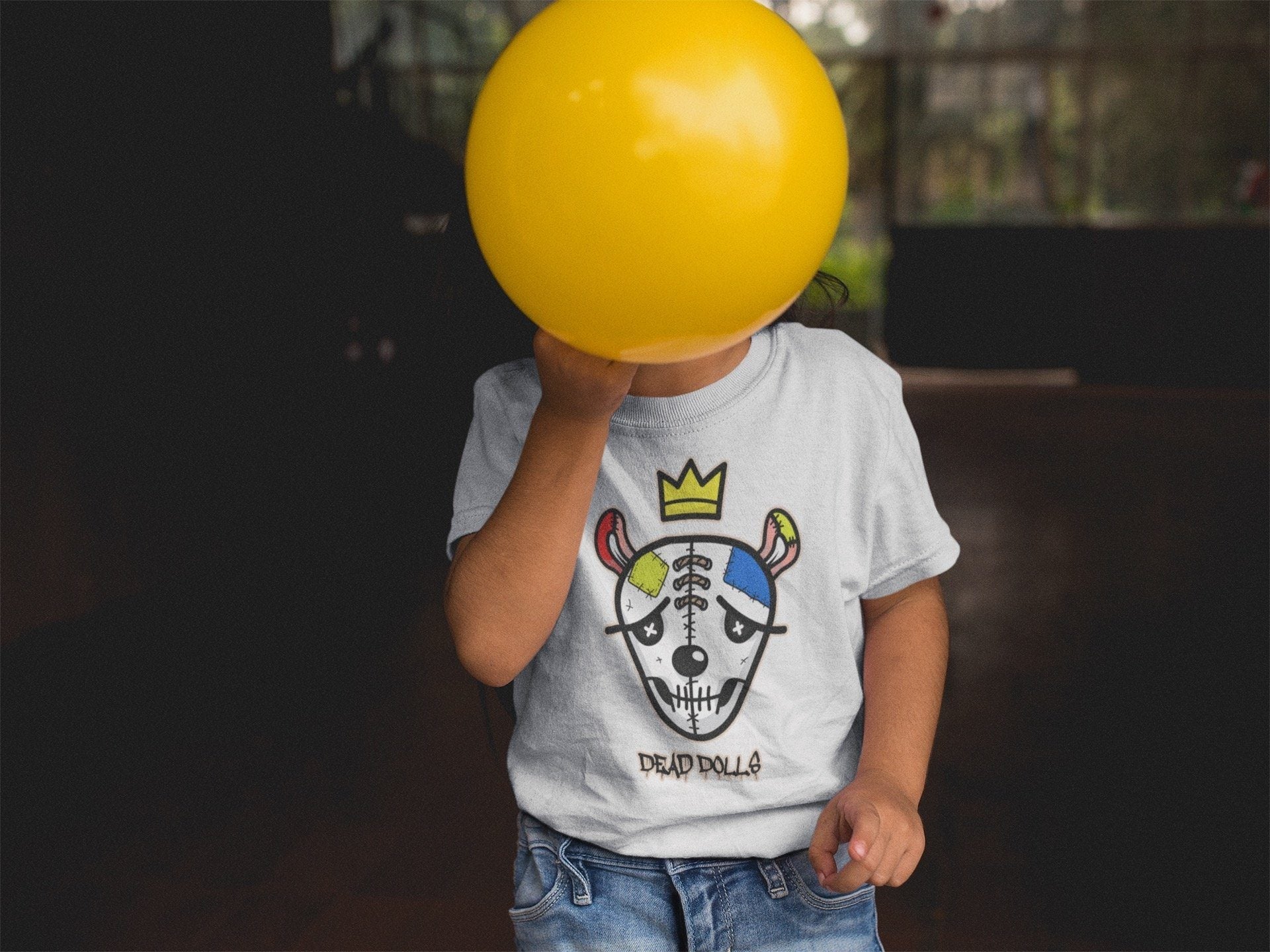 Dead Dolls Face Kids Tops - Air Jordan 4 Wild Things