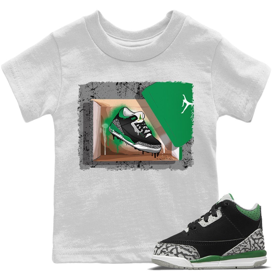 New Kicks Kids Tops - Air Jordan 3 Pine Green