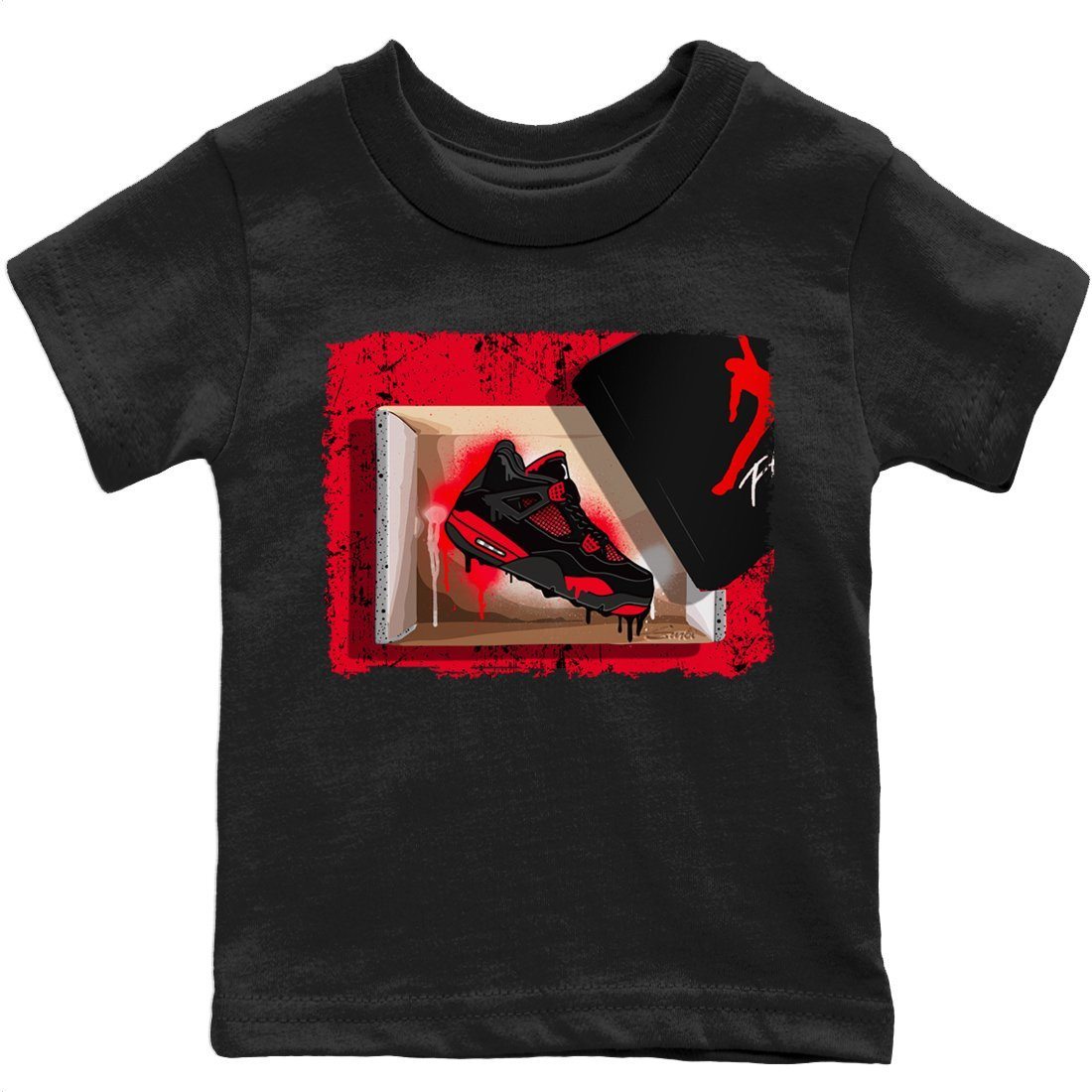 New Kicks Kids Tops - Air Jordan 4 Red Thunder