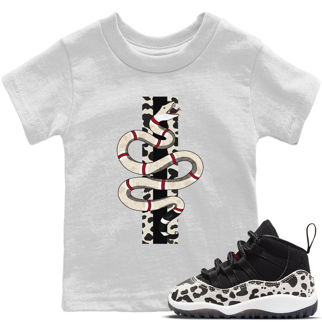 Snake Kids Tops - Air Jordan 11 Animal Instinct
