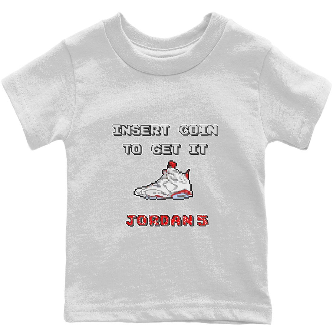 Insert Coin Kids Tops - Air Jordan 6 Red Velvet Cookies