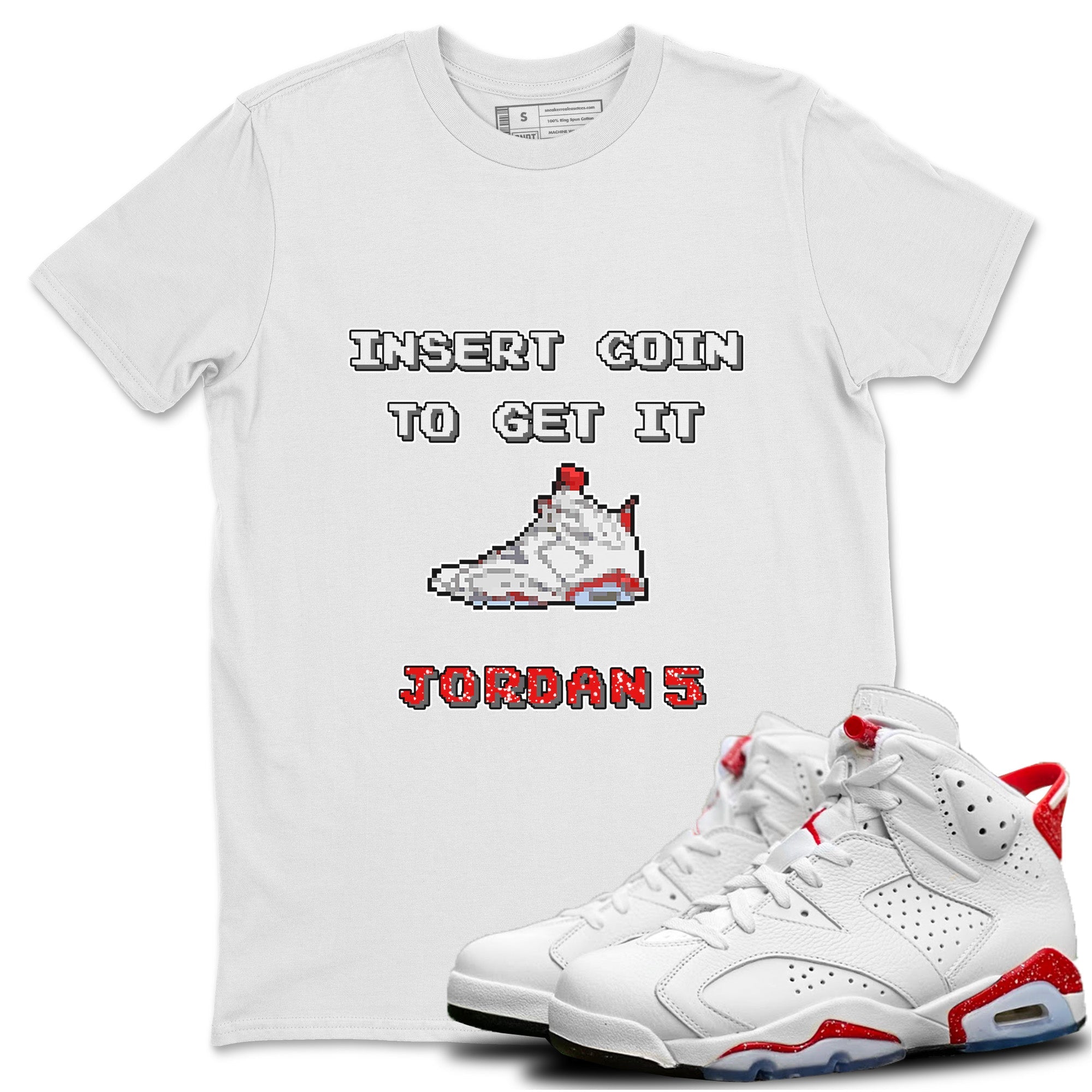 Insert Coin Unisex Tops - Air Jordan 6 Red Velvet Cookies