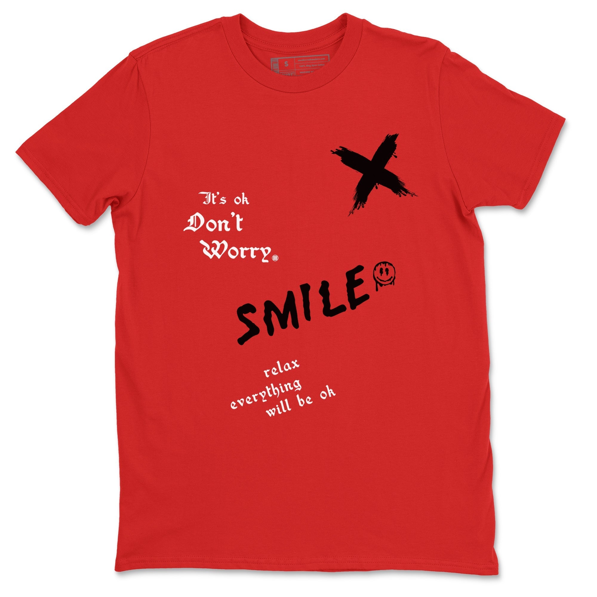 It's Ok Don't Worry snkmatch Tees - Air Jordan 1 Black Toe Reimagined