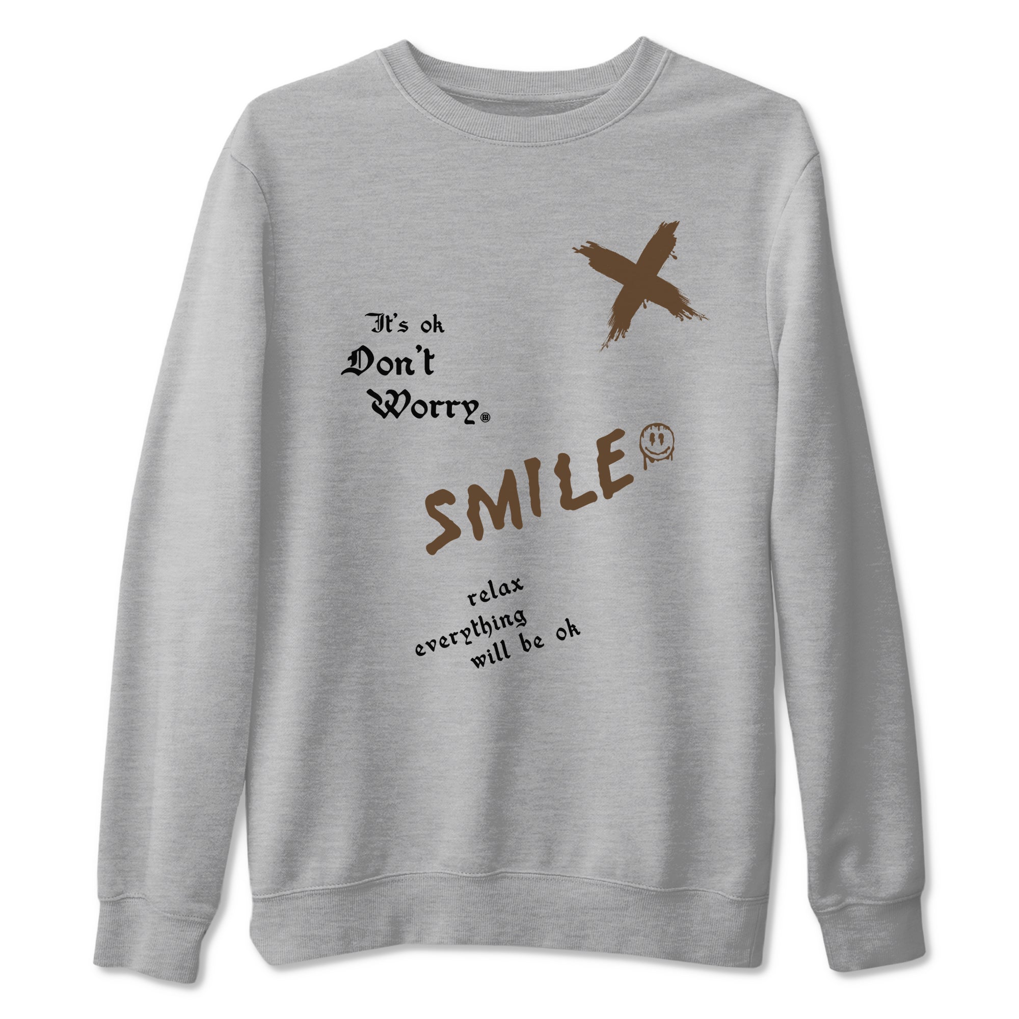 It's Ok Don't Worry snkmatch Tees - Air Jordan 1 Mocha
