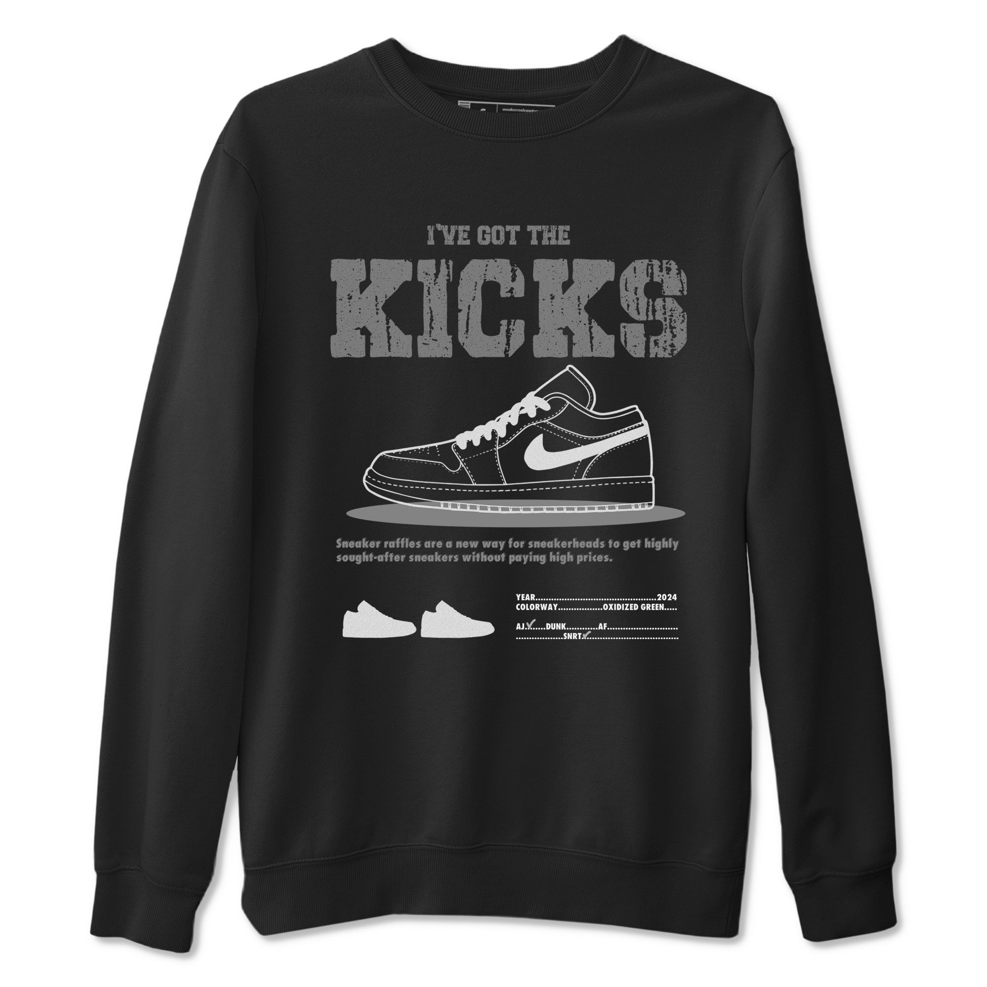 I've Got the Kicks snkmatch Tees - Air Jordan 1 Wolf Grey