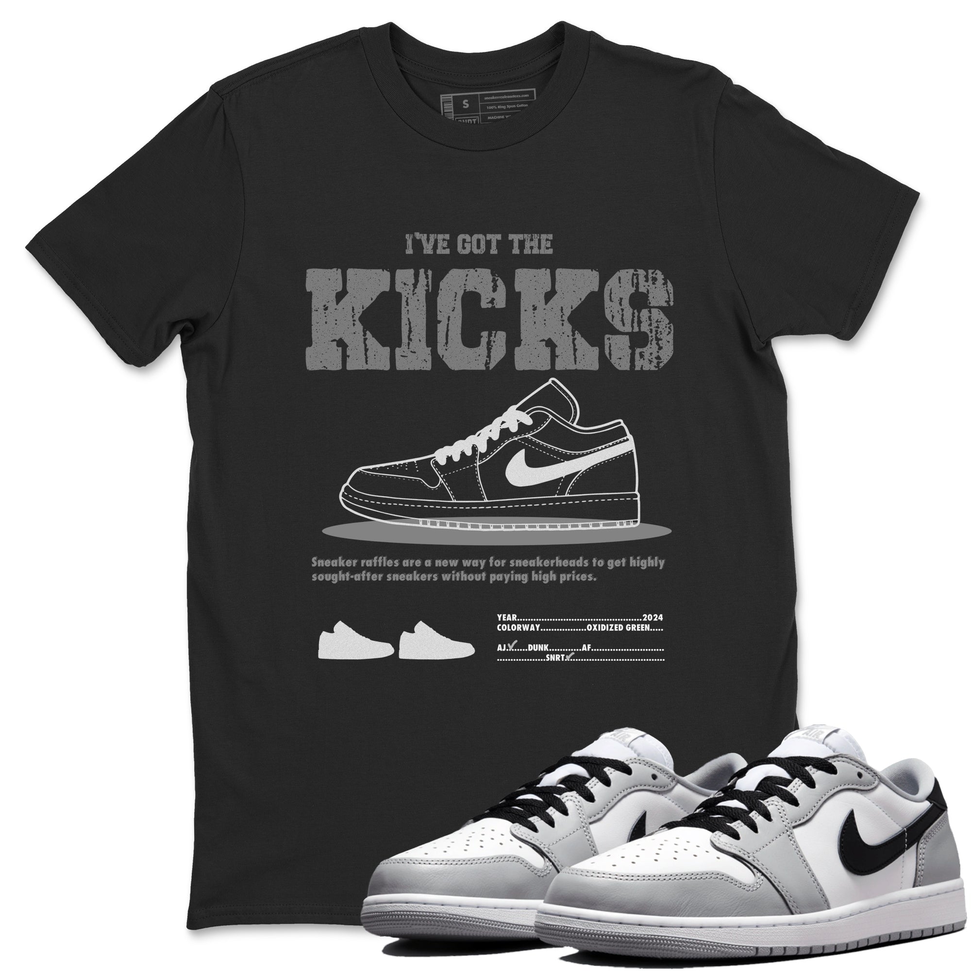 I've Got the Kicks snkmatch Tees - Air Jordan 1 Wolf Grey