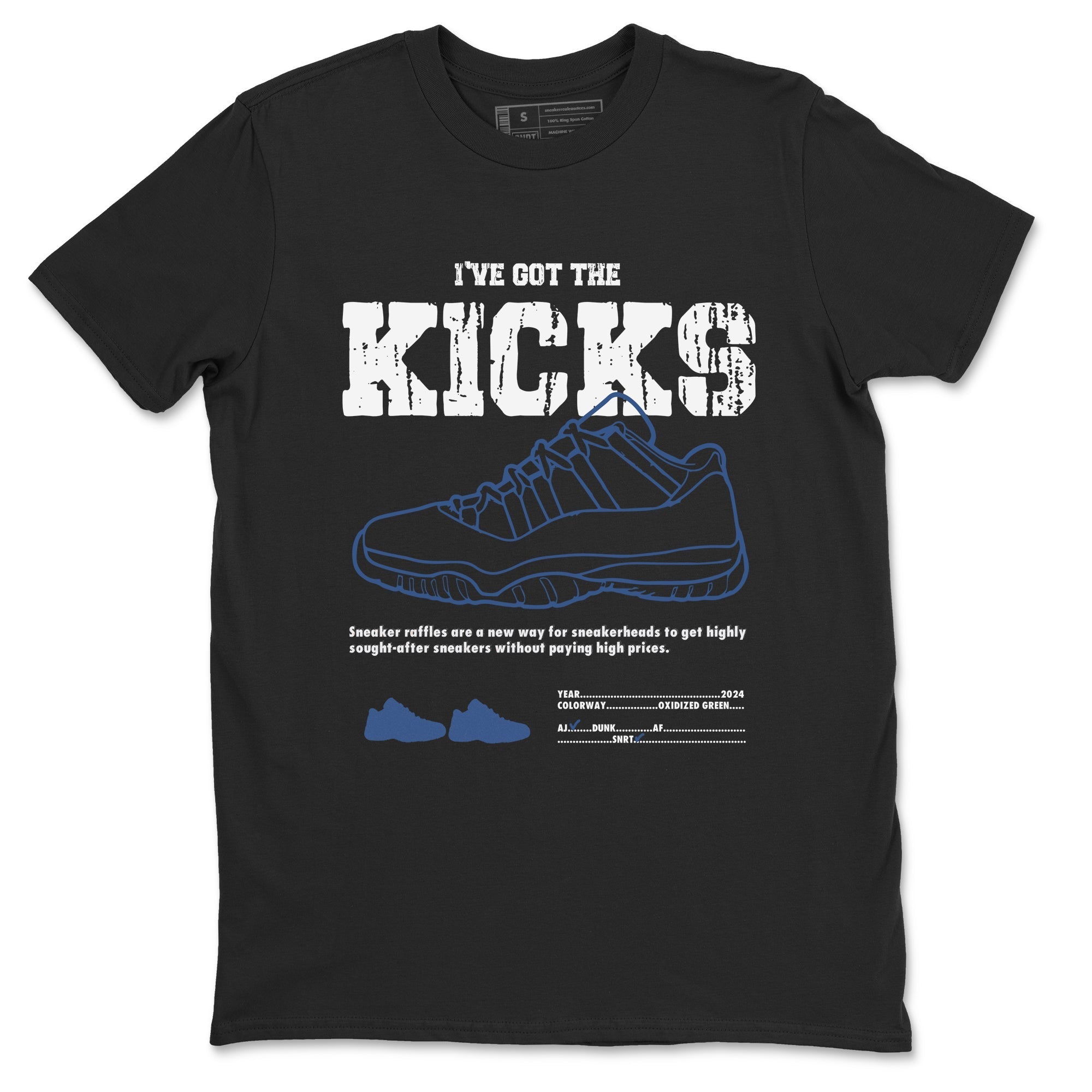 I've Got The Kicks snkmatch Tees - Air Jordan 11 Diffused Blue