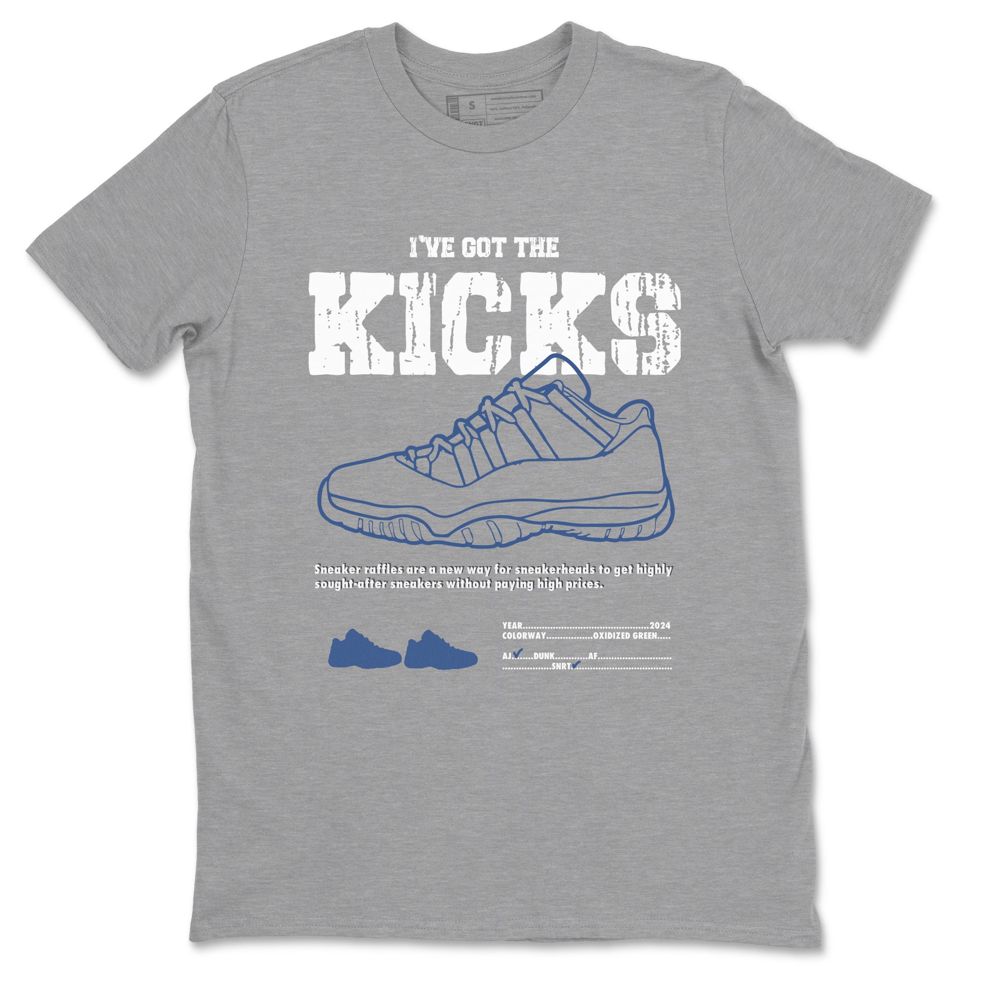 I've Got The Kicks snkmatch Tees - Air Jordan 11 Diffused Blue