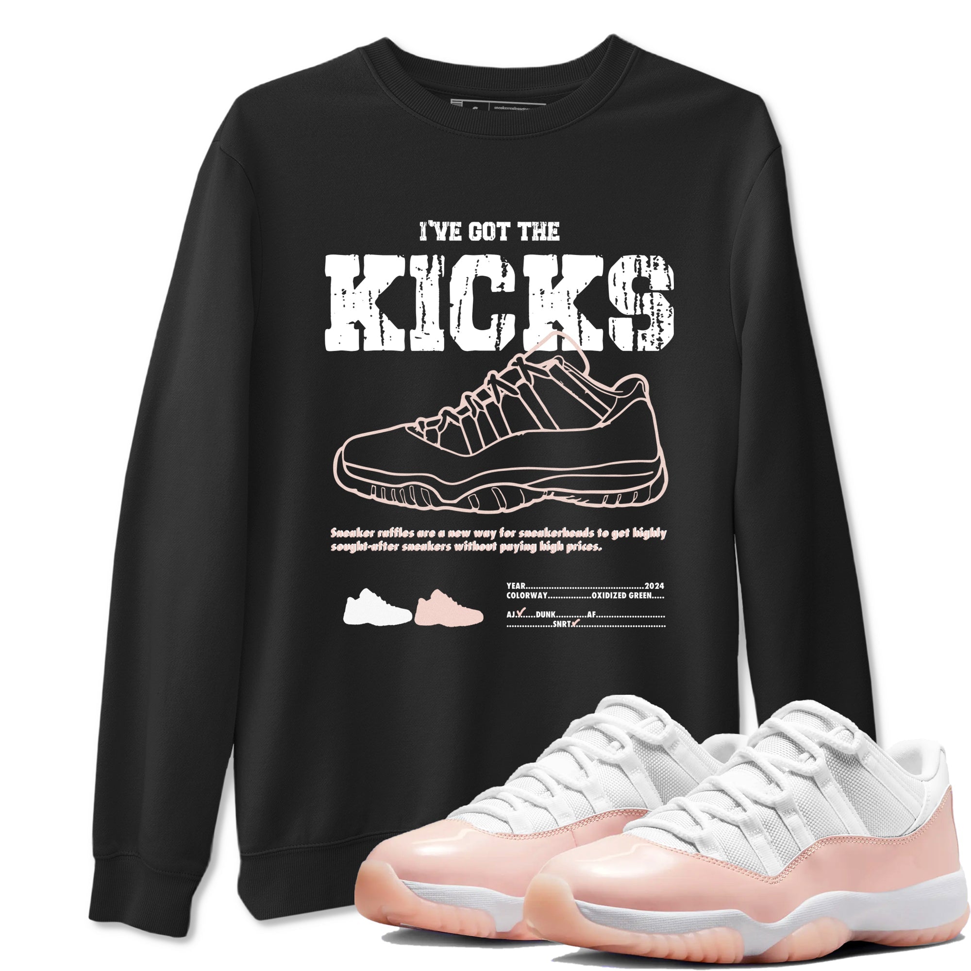 I've Got The Kicks snkmatch Tees - Air Jordan 11 Legend Pink