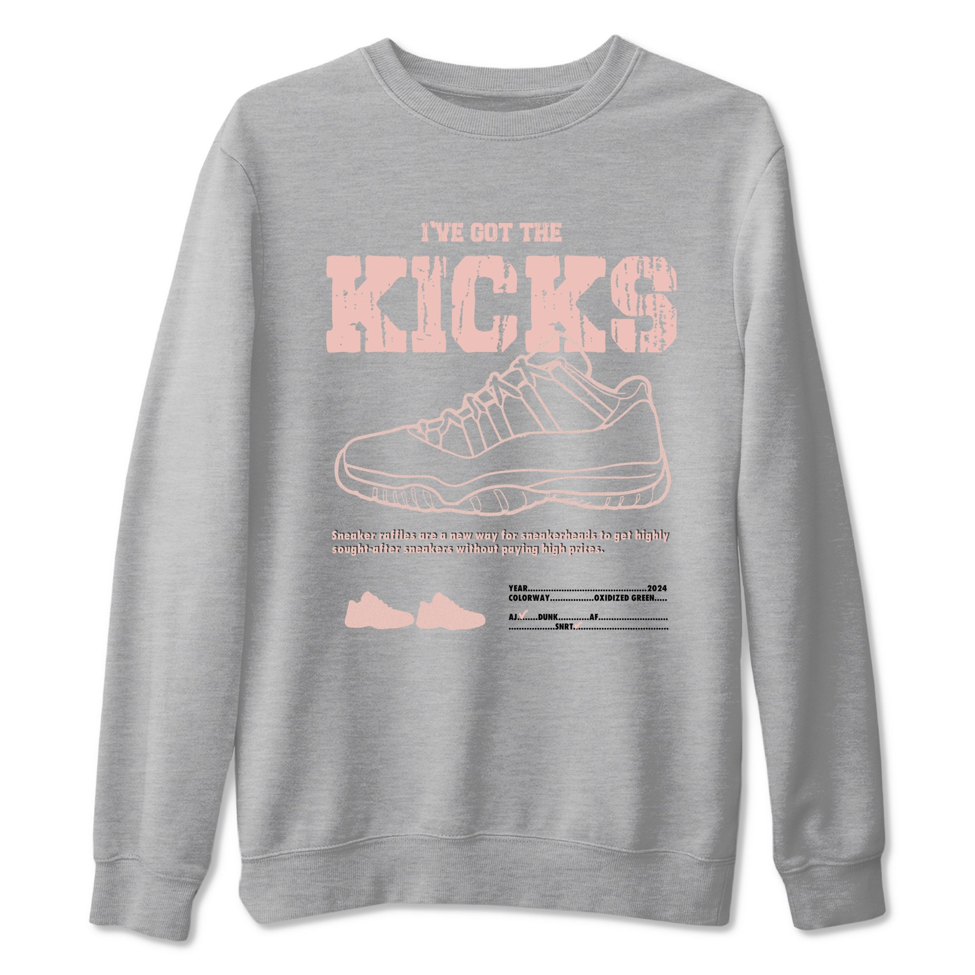 I've Got The Kicks snkmatch Tees - Air Jordan 11 Legend Pink