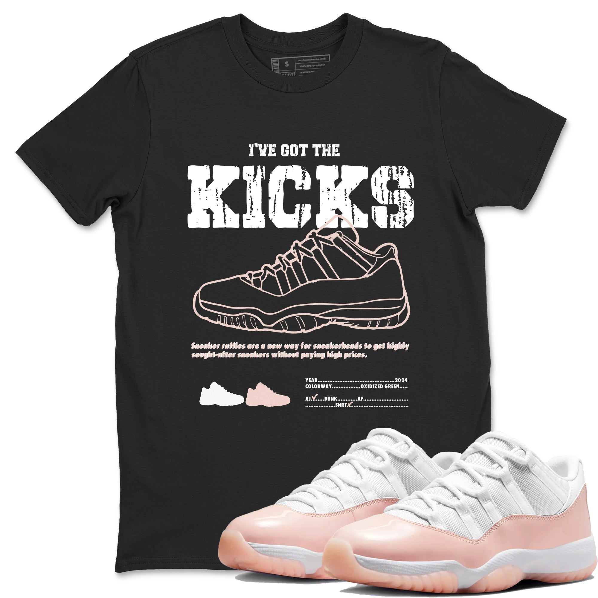 I've Got The Kicks snkmatch Tees - Air Jordan 11 Legend Pink
