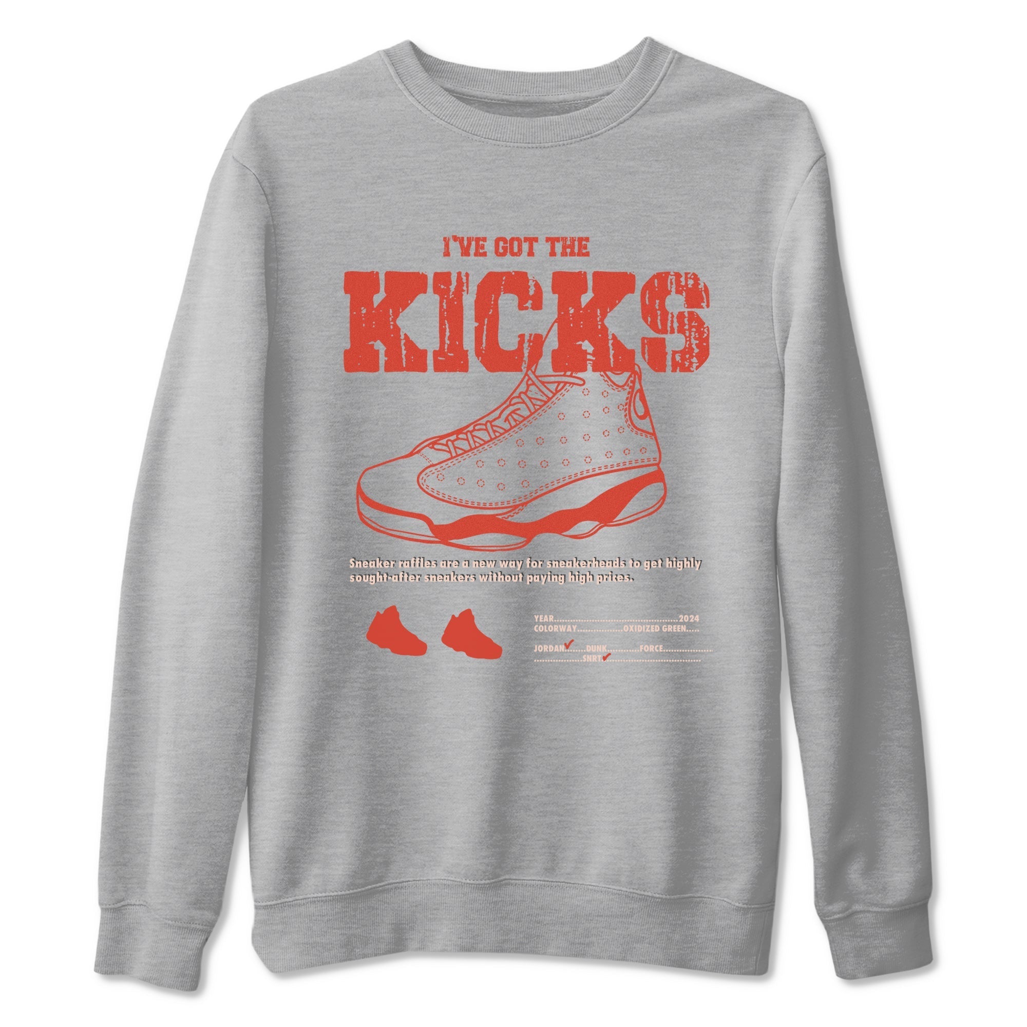 I've Got The Kicks snkmatch Tees - Air Jordan 13 Dune Red