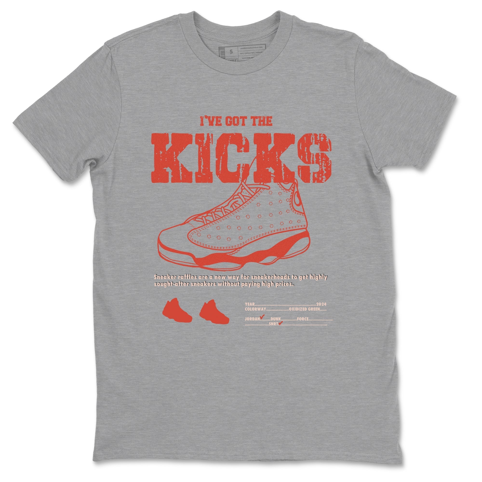I've Got The Kicks snkmatch Tees - Air Jordan 13 Dune Red