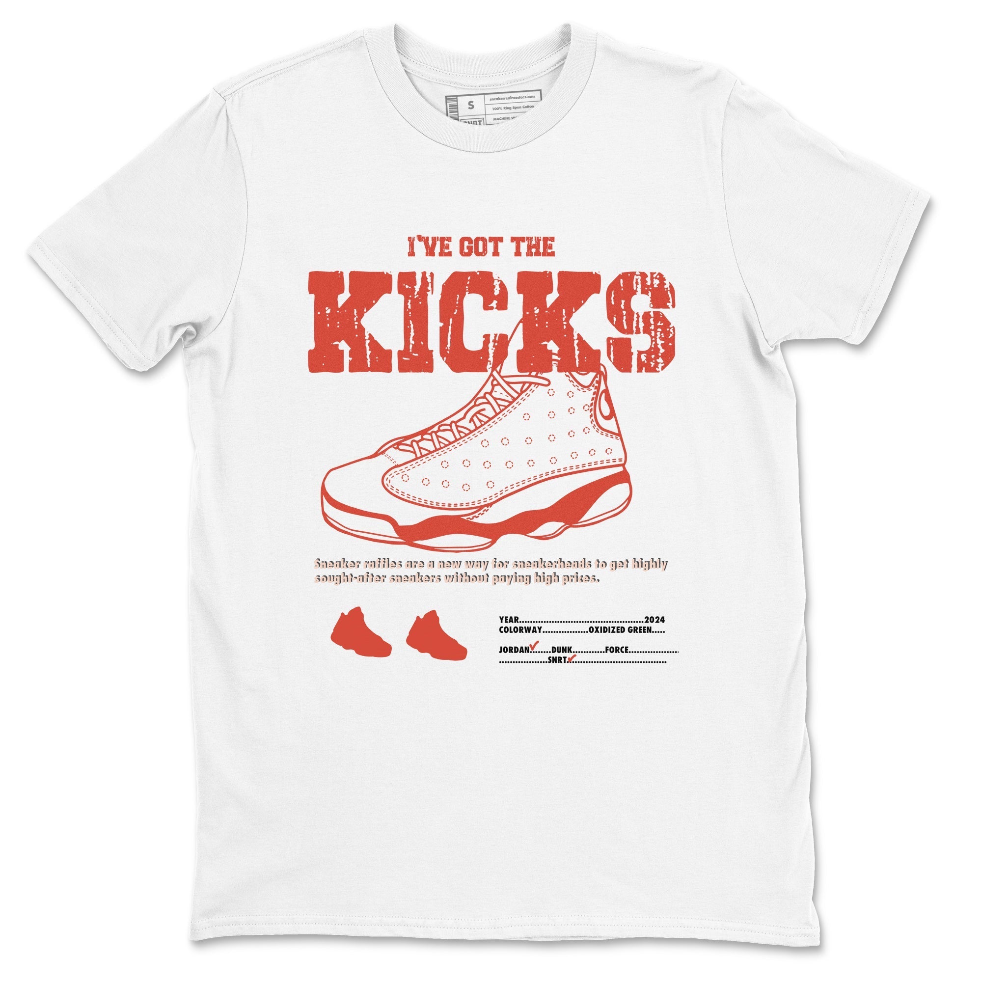 I've Got The Kicks snkmatch Tees - Air Jordan 13 Dune Red