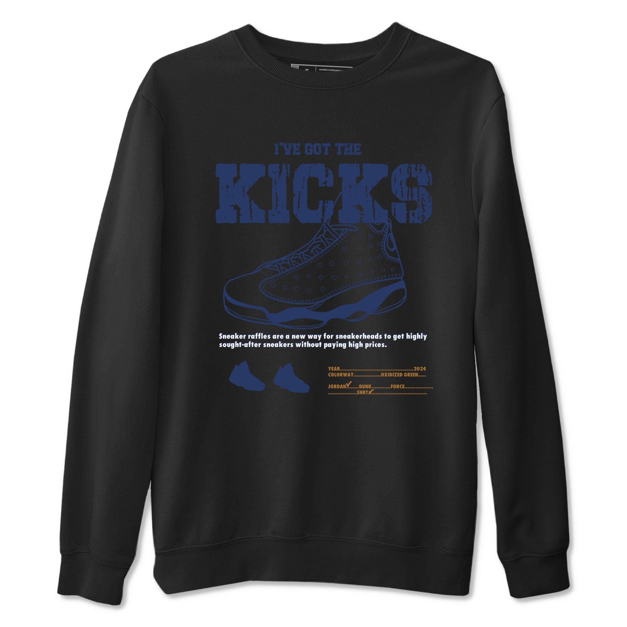 I've Got The Kicks snkmatch Tees - Air Jordan 13 Midnight Navy