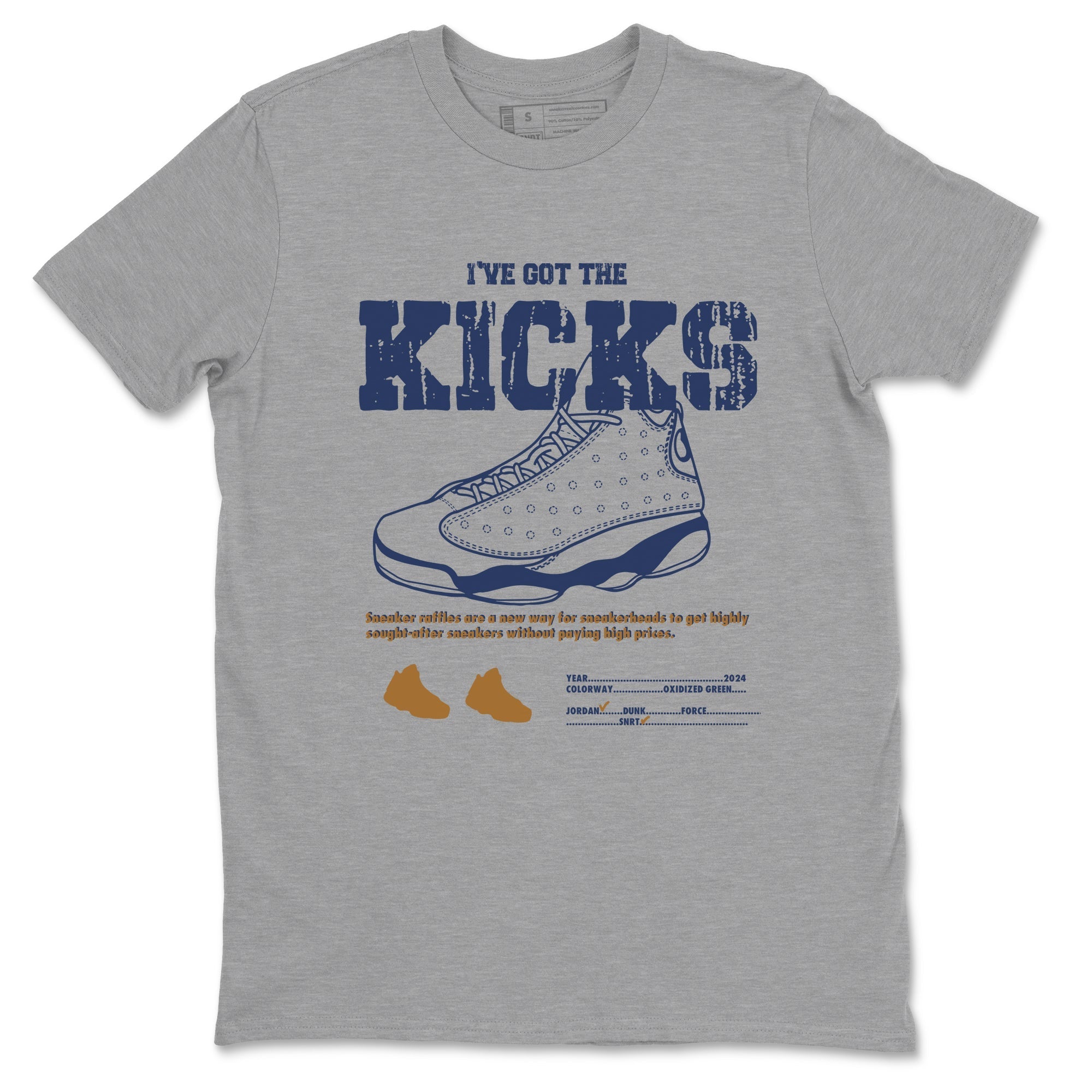 I've Got The Kicks snkmatch Tees - Air Jordan 13 Midnight Navy