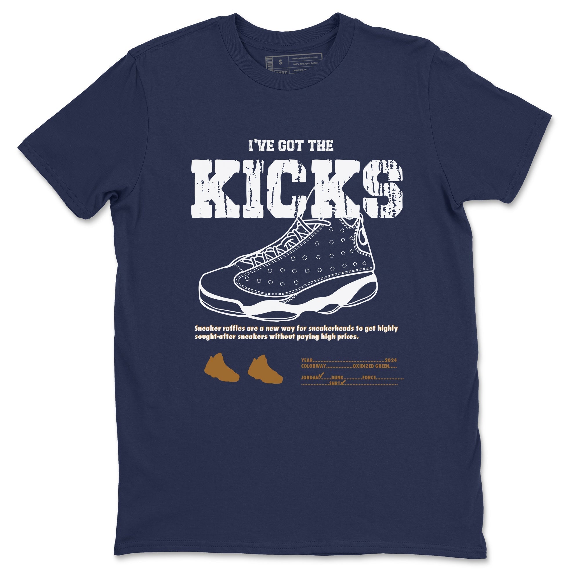 I've Got The Kicks snkmatch Tees - Air Jordan 13 Midnight Navy